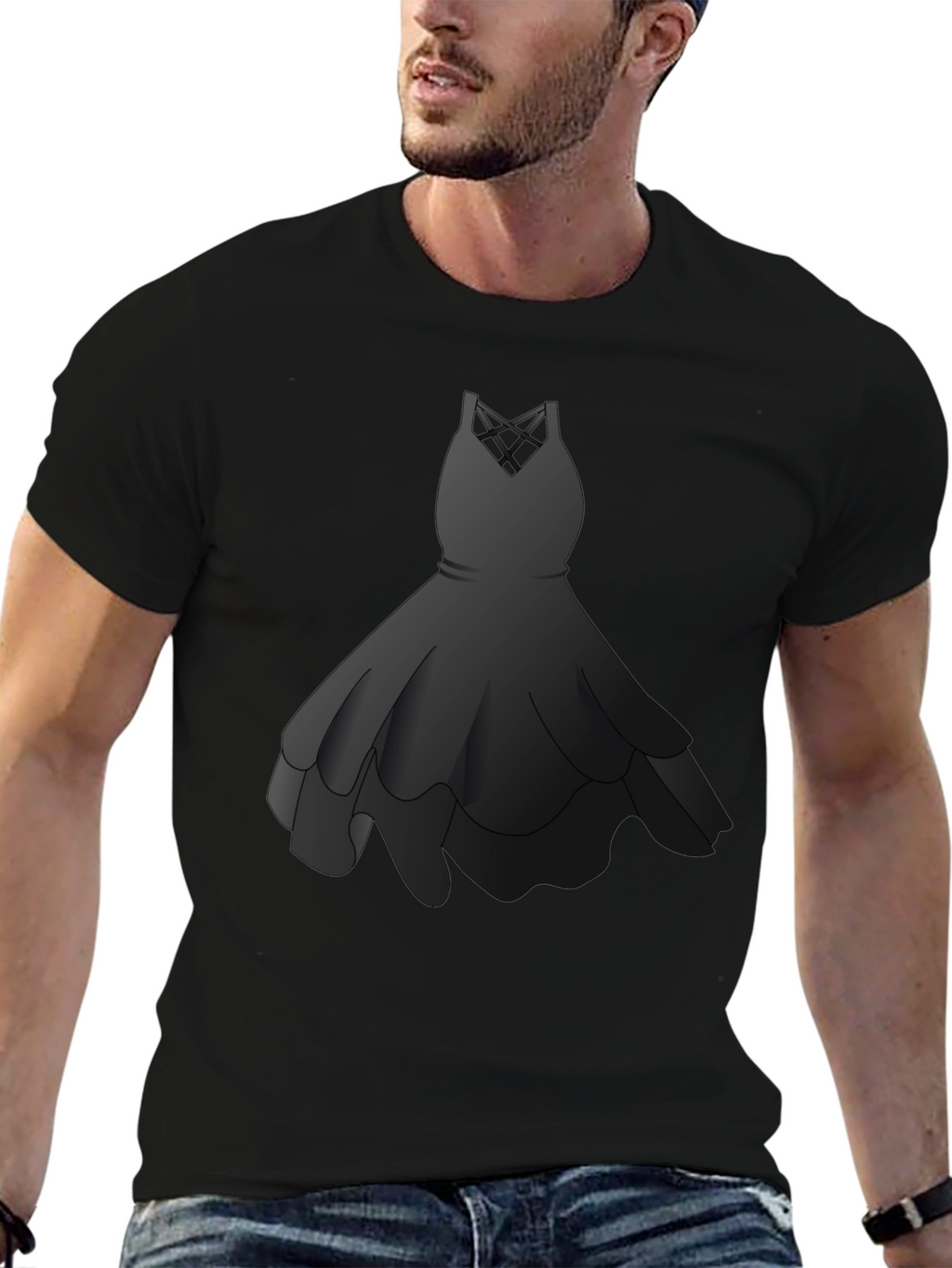 Graphic Tee - Little Black Dress Design