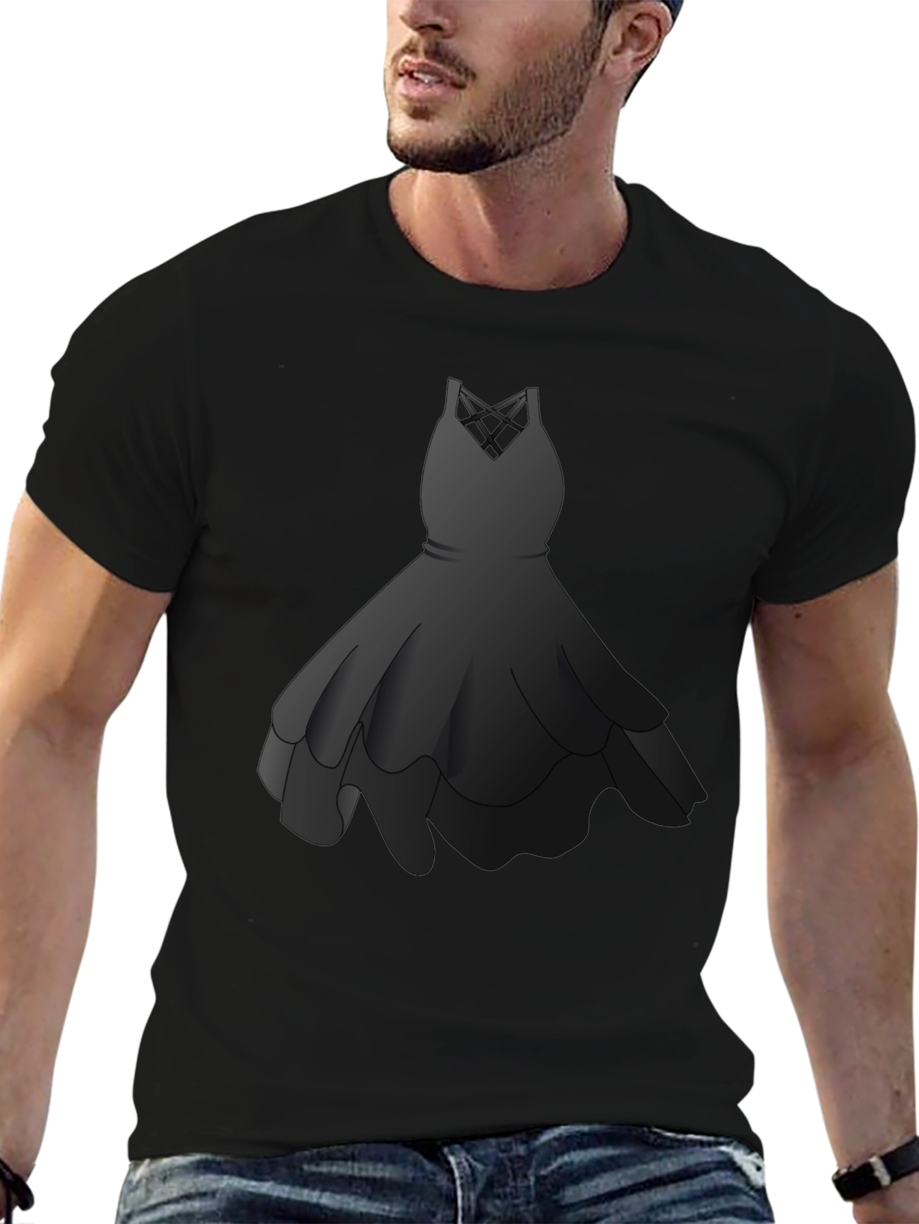 Graphic Tee - Little Black Dress Design