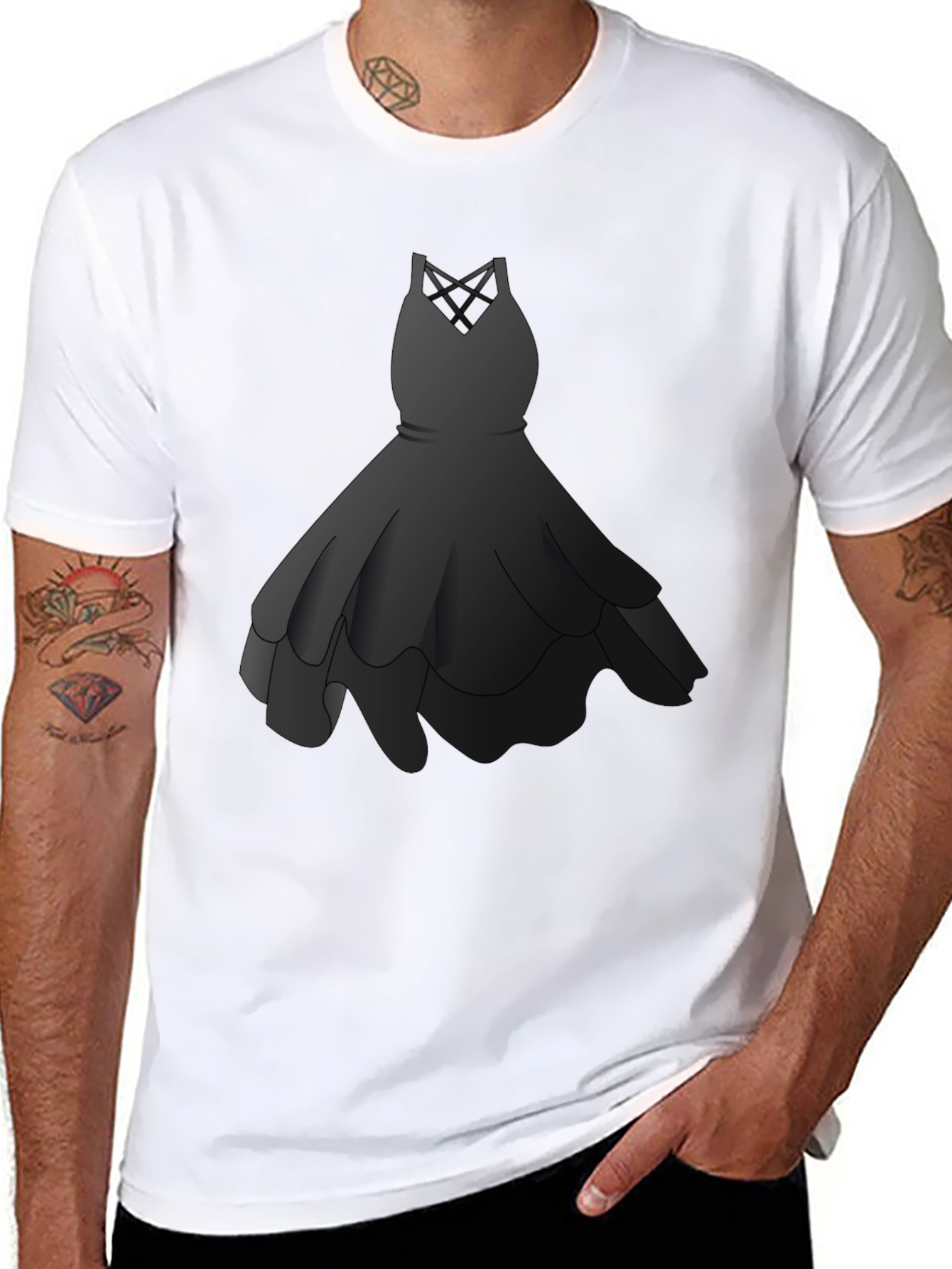 Graphic Tee - Little Black Dress Design