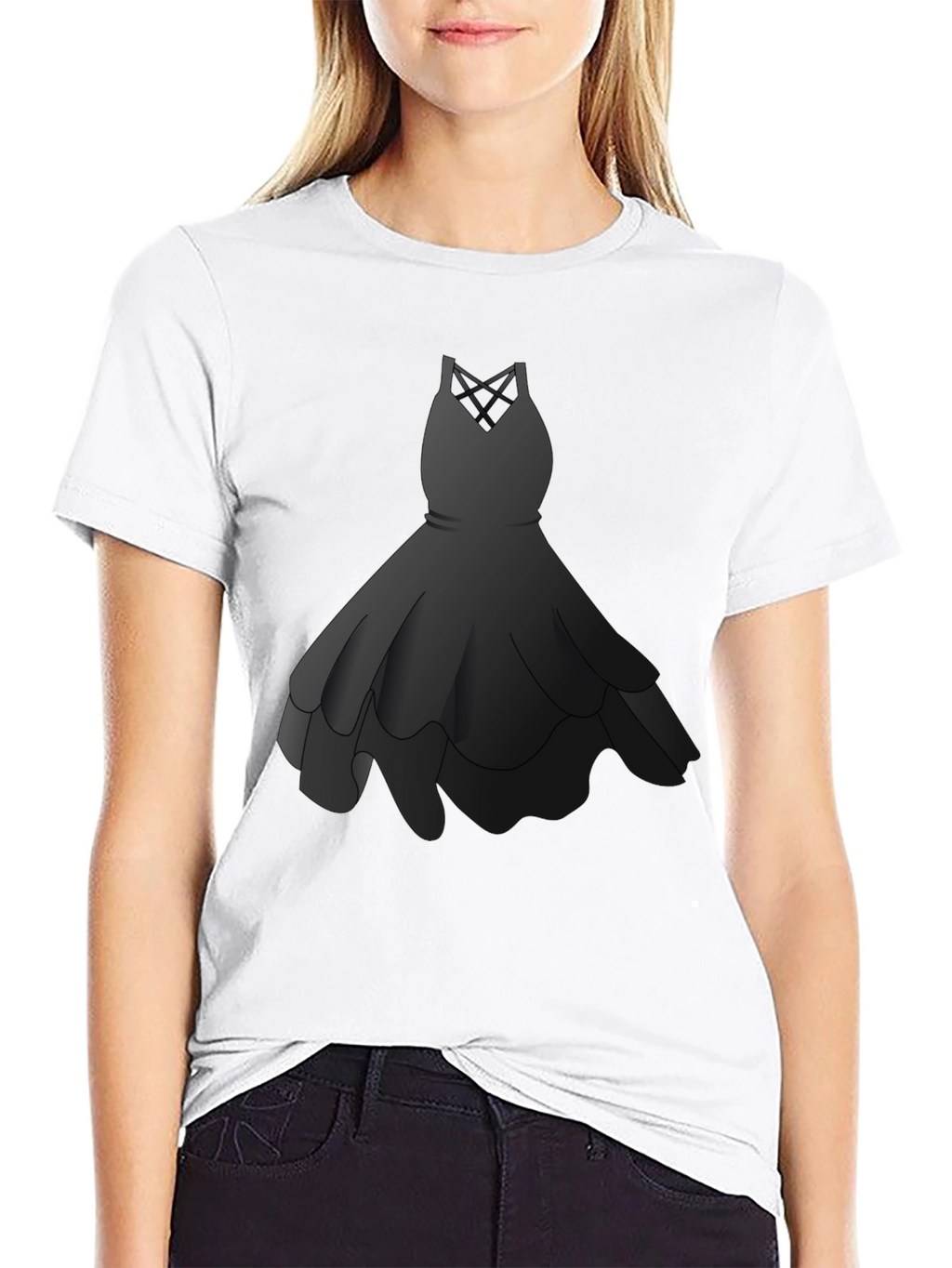 Graphic Tee - Little Black Dress Design