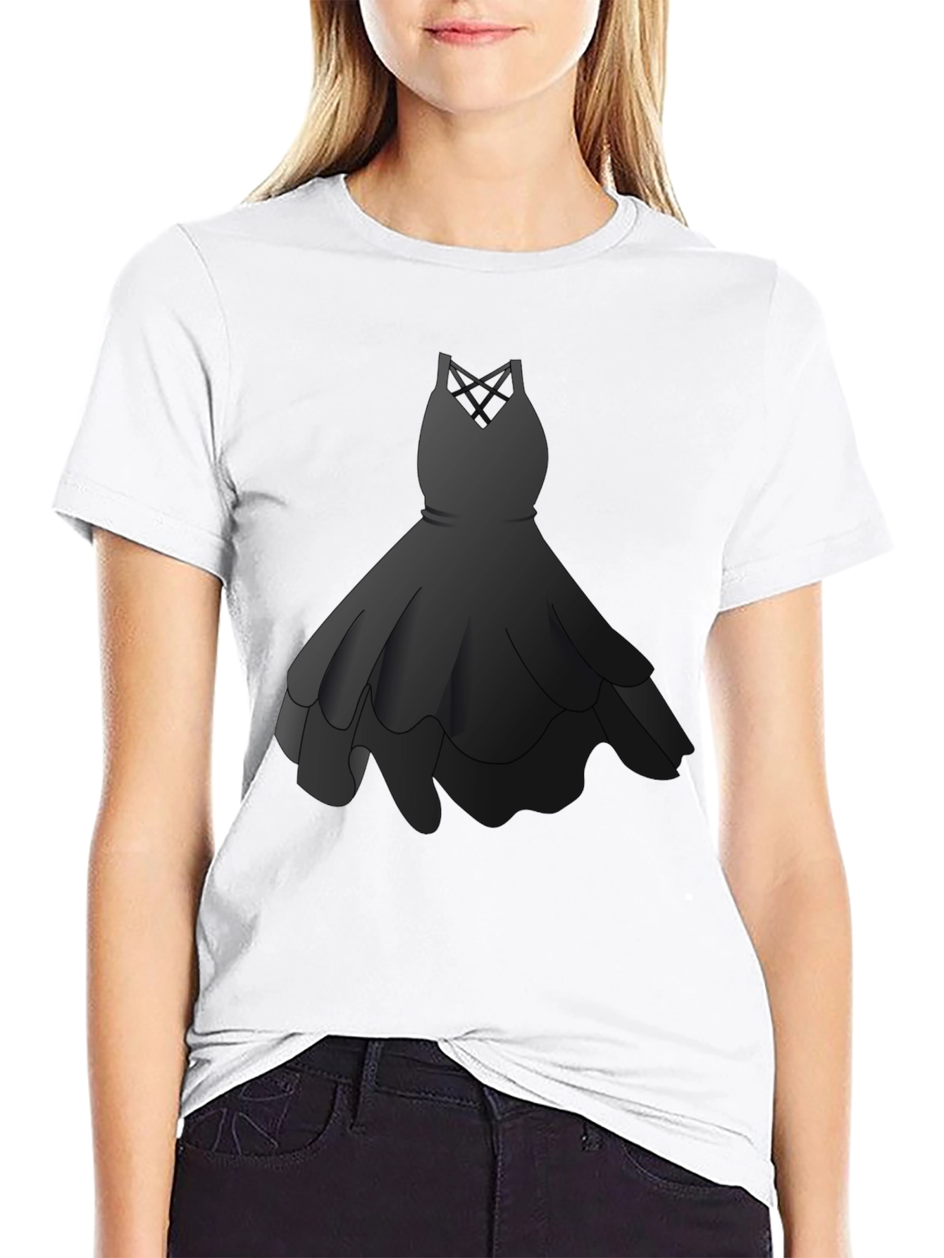 Graphic Tee - Little Black Dress Design