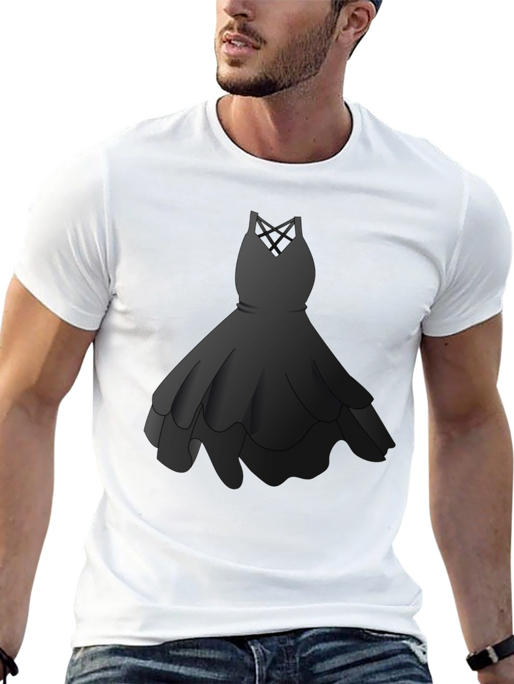 Graphic Tee - Little Black Dress Design