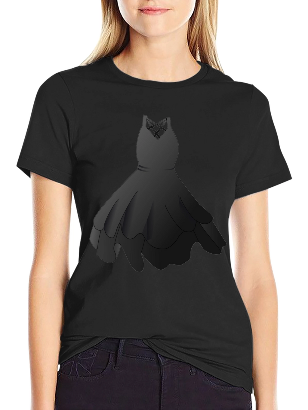 Graphic Tee - Little Black Dress Design