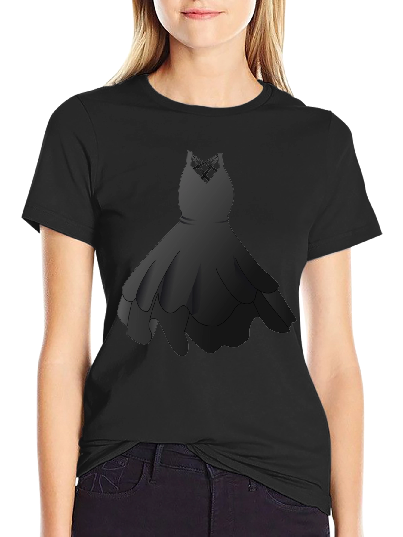 Graphic Tee - Little Black Dress Design
