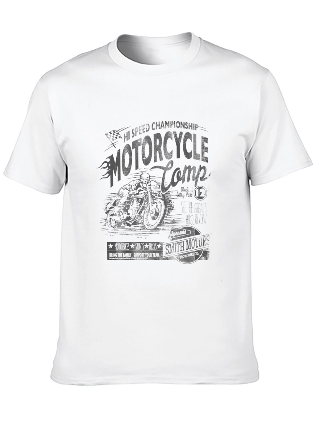 Retro Graphic Tee - Mens Black T-Shirt