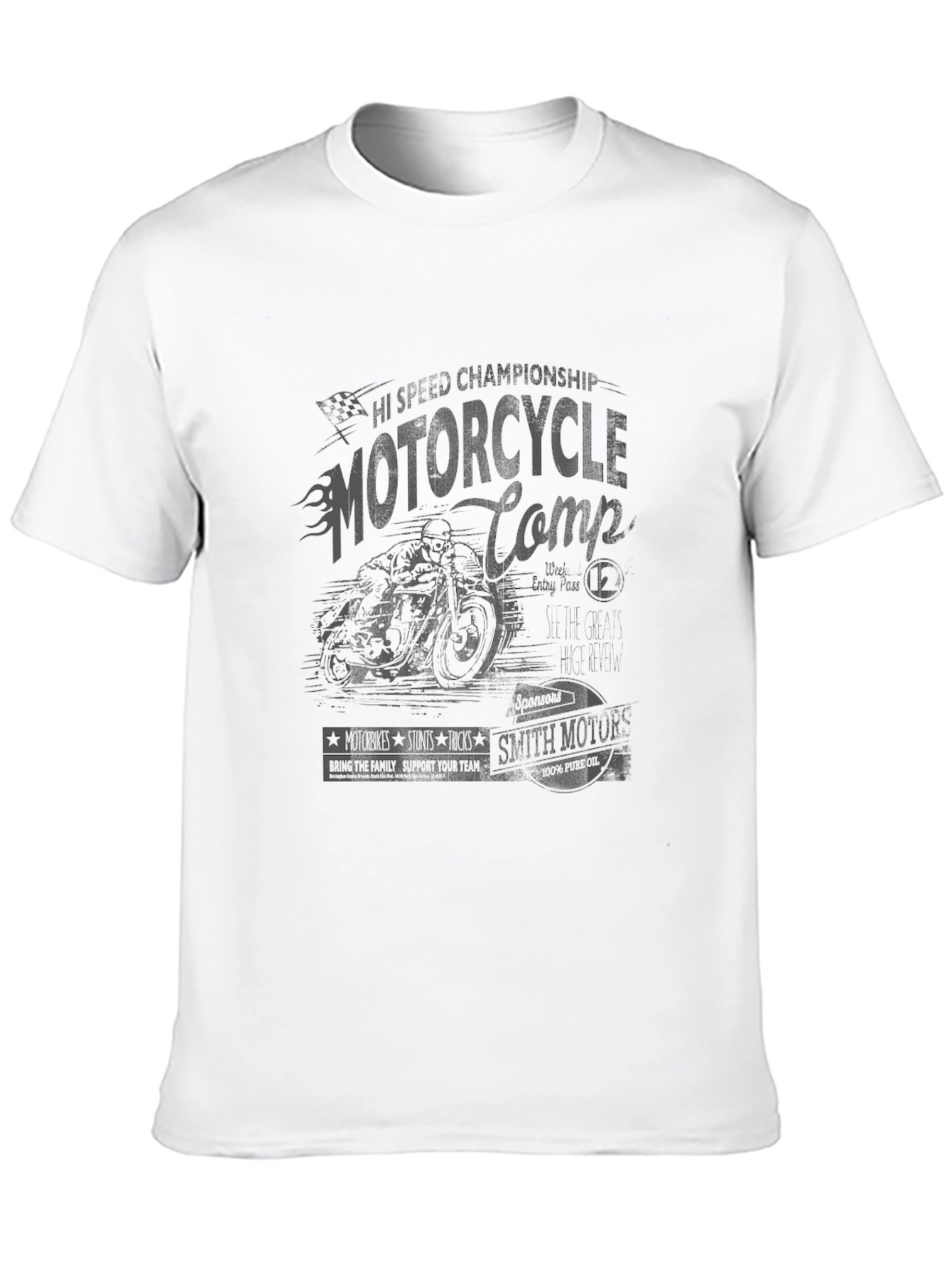 Retro Graphic Tee - Mens Black T-Shirt
