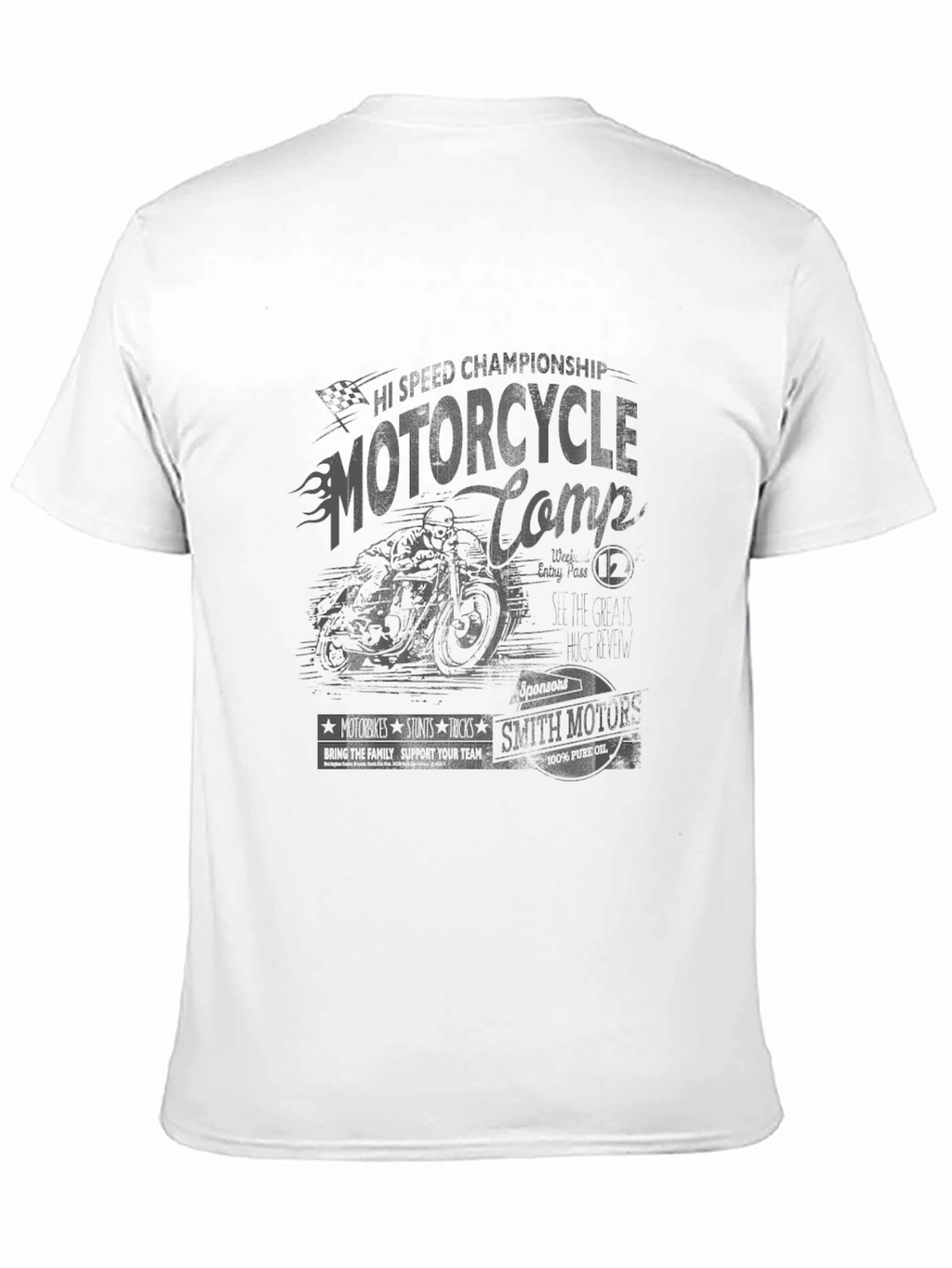 Retro Graphic Tee - Mens Black T-Shirt