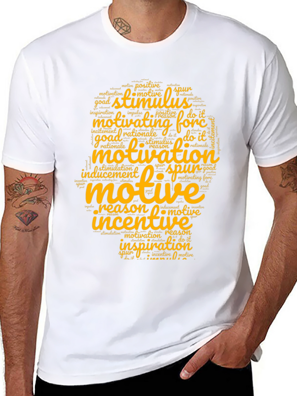 Motivational Word Art T-Shirt