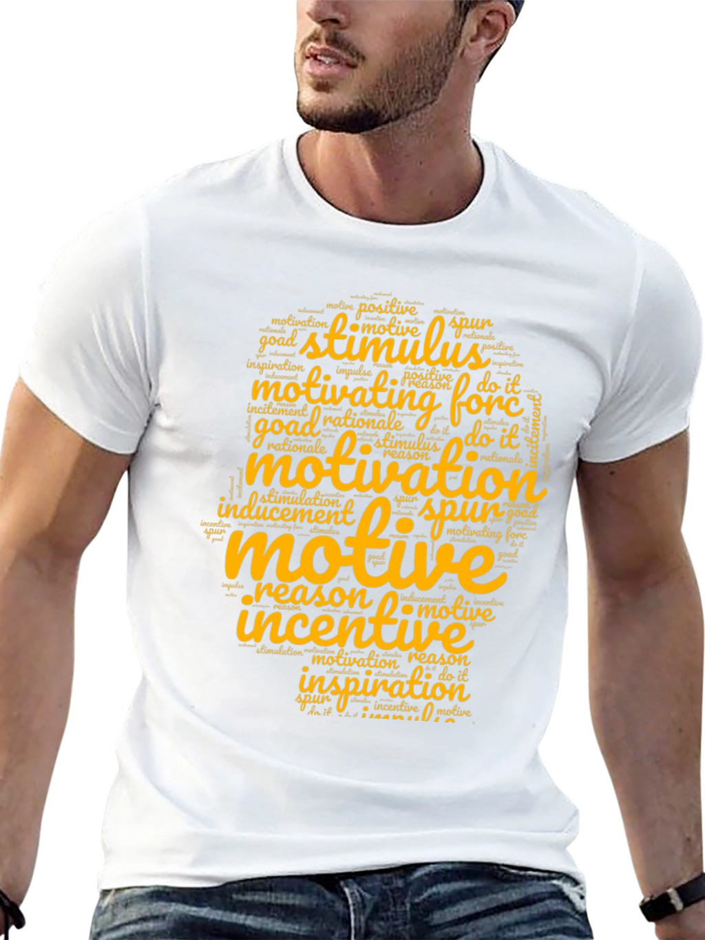 Motivational Word Art T-Shirt