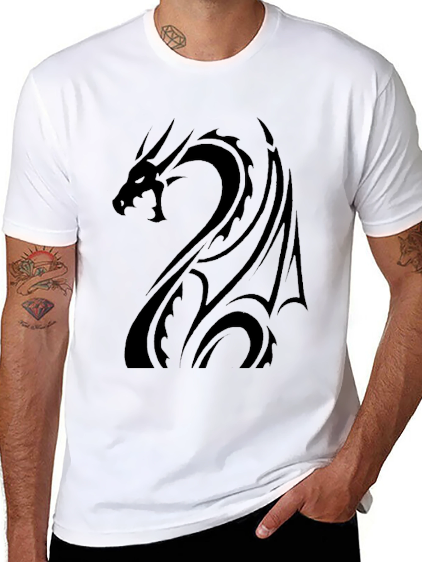 Black Dragon Graphic T-Shirt