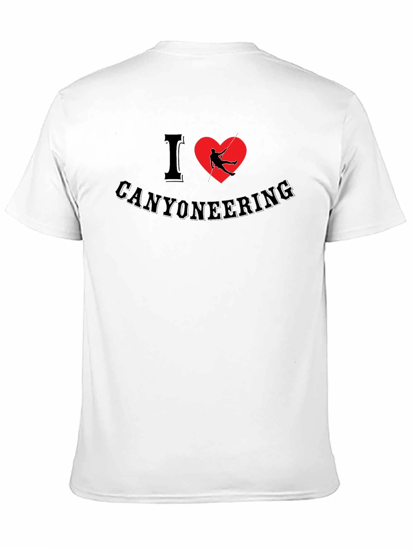 I Heart Canyoneering Black T-Shirt