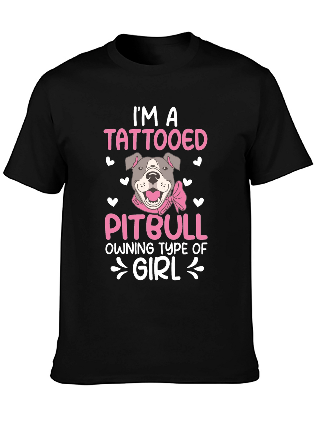 Tattooed Pitbull Girl T-Shirt