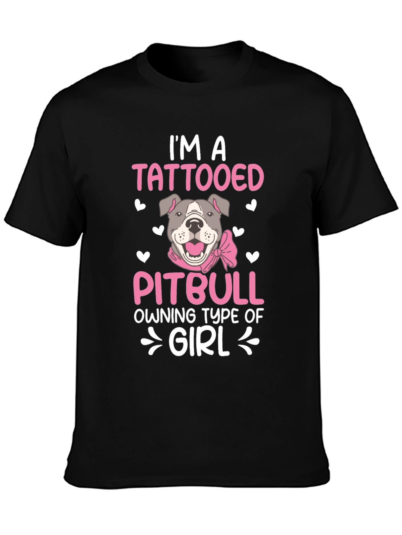 Tattooed Pitbull Girl T-Shirt