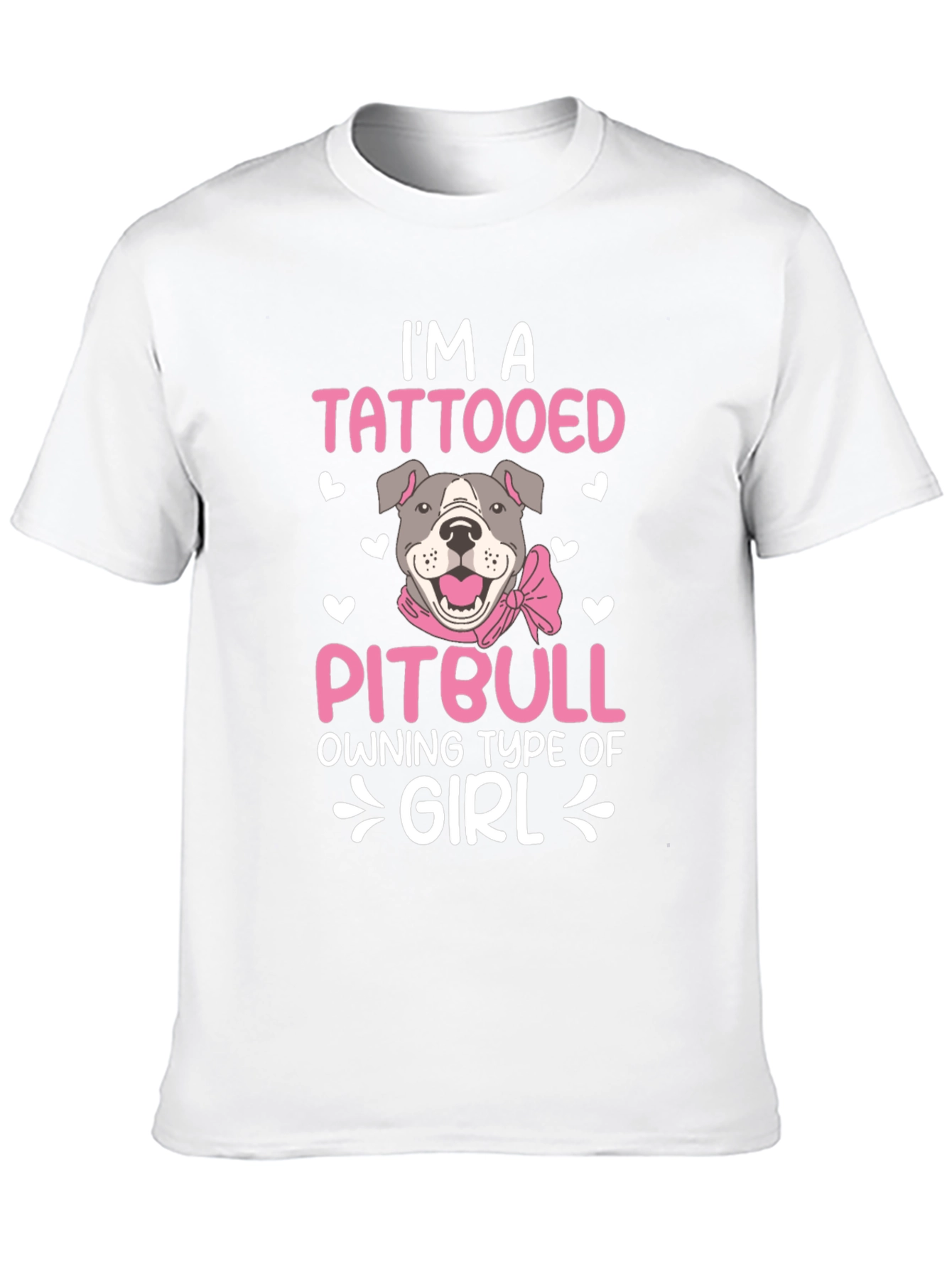 Tattooed Pitbull Girl T-Shirt