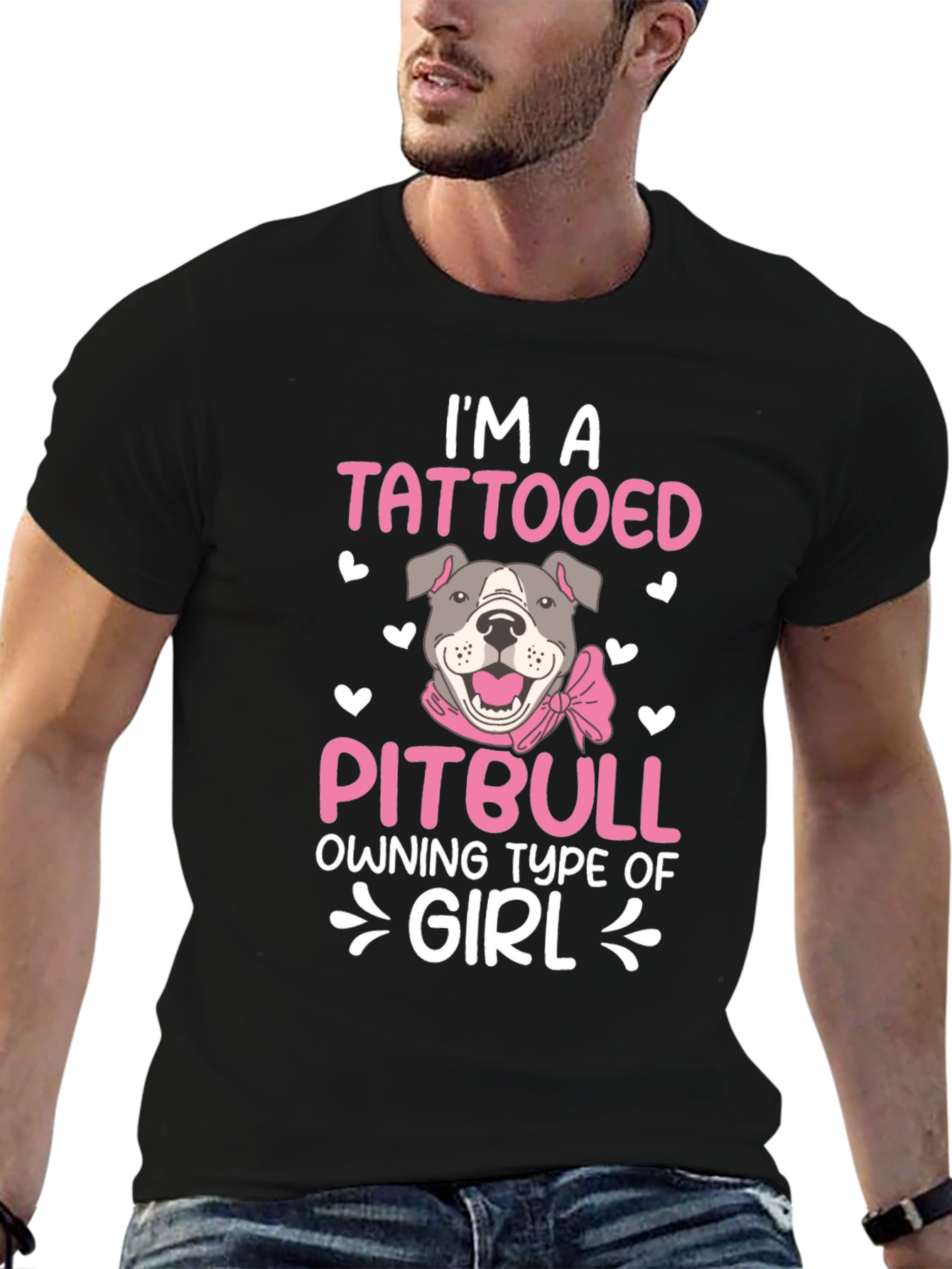Tattooed Pitbull Girl T-Shirt