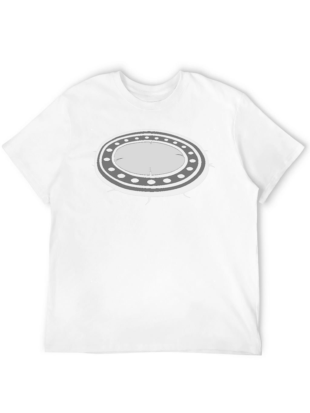 UFO Graphic Black T-Shirt - Unique Alien Design