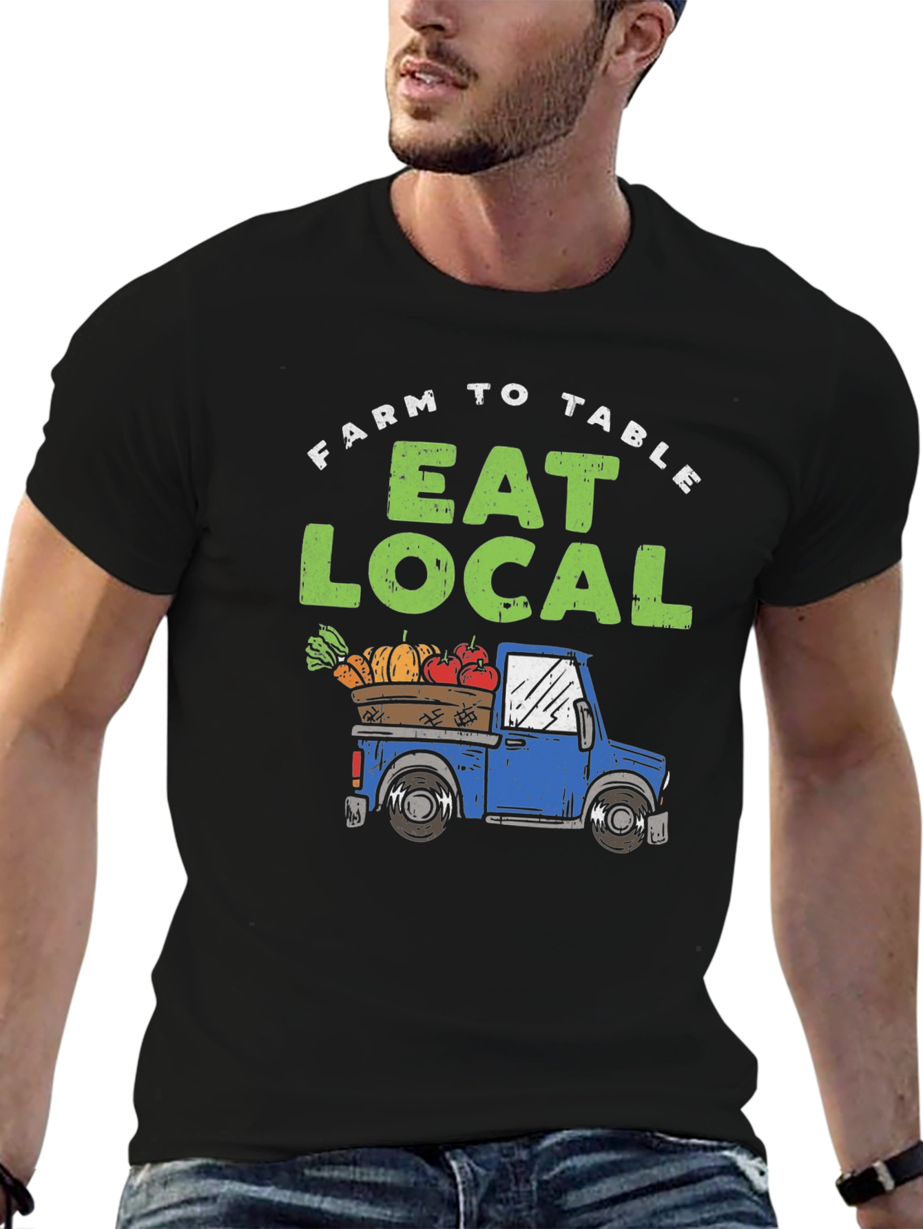 Farm to Table Eat Local T-Shirt