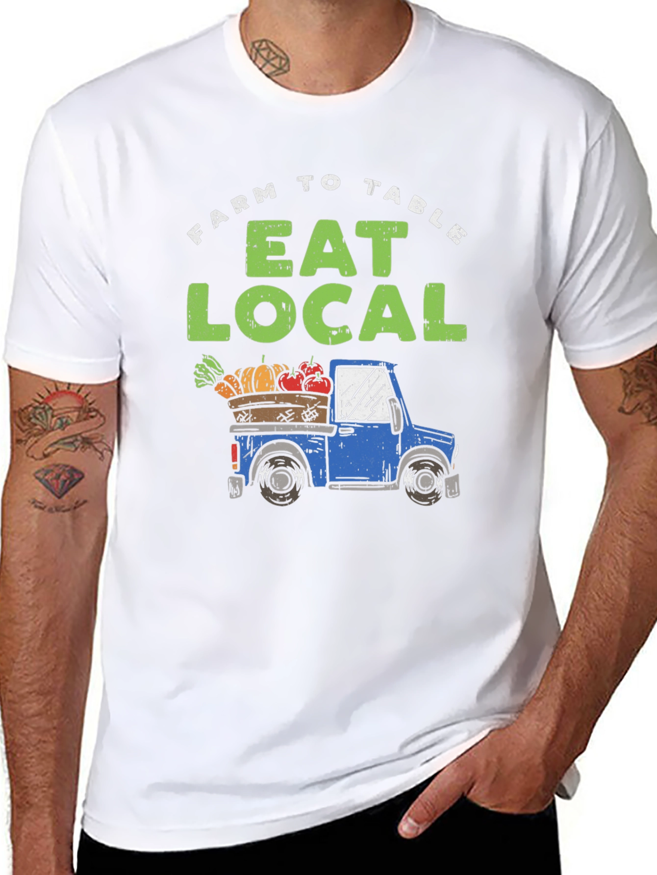 Farm to Table Eat Local T-Shirt