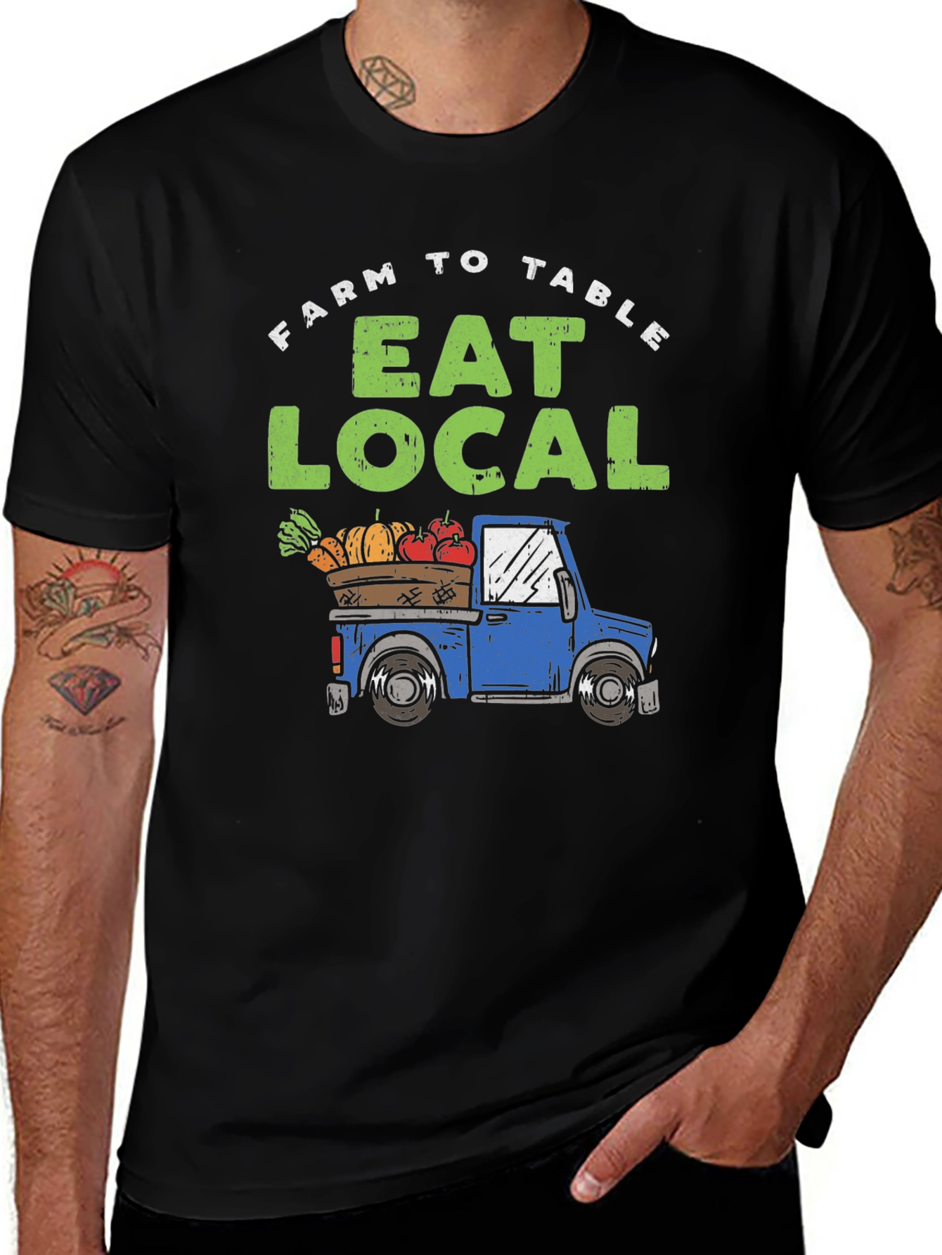Farm to Table Eat Local T-Shirt