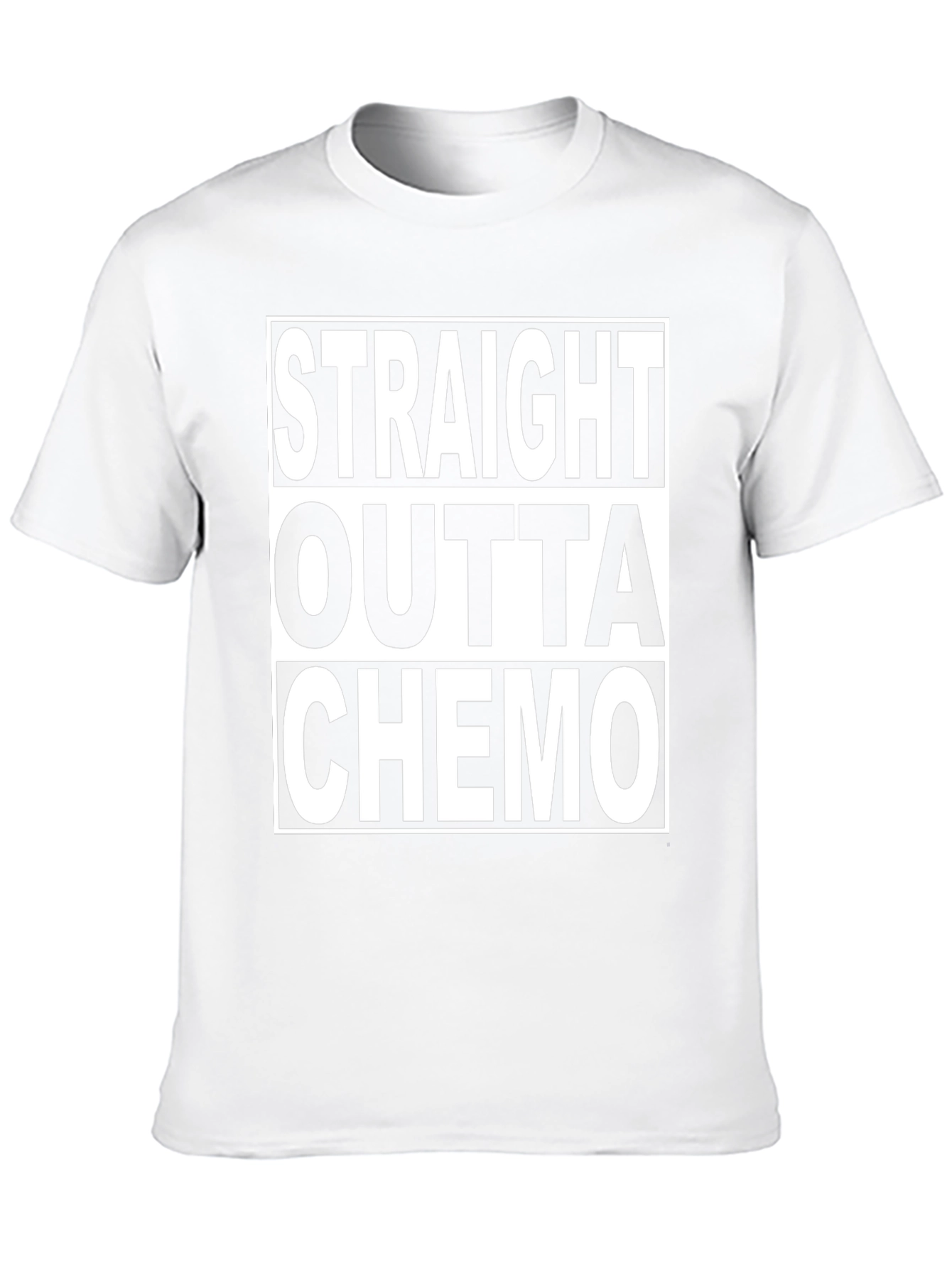 Straight Outta Chemo Graphic T-Shirt - Black