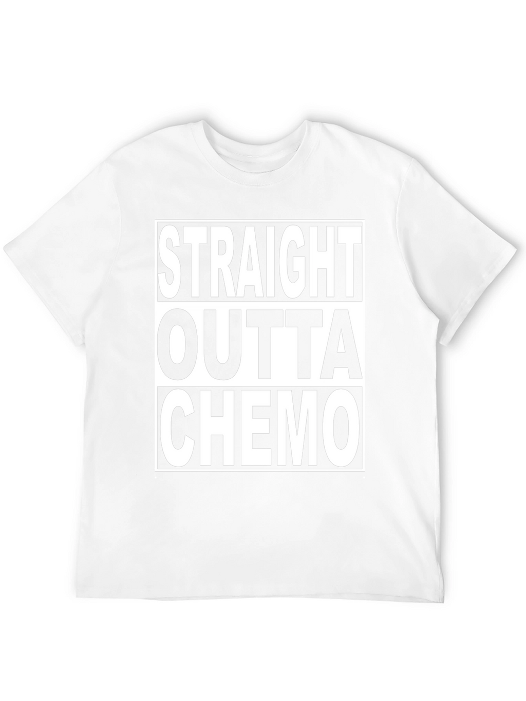 Straight Outta Chemo Graphic T-Shirt - Black