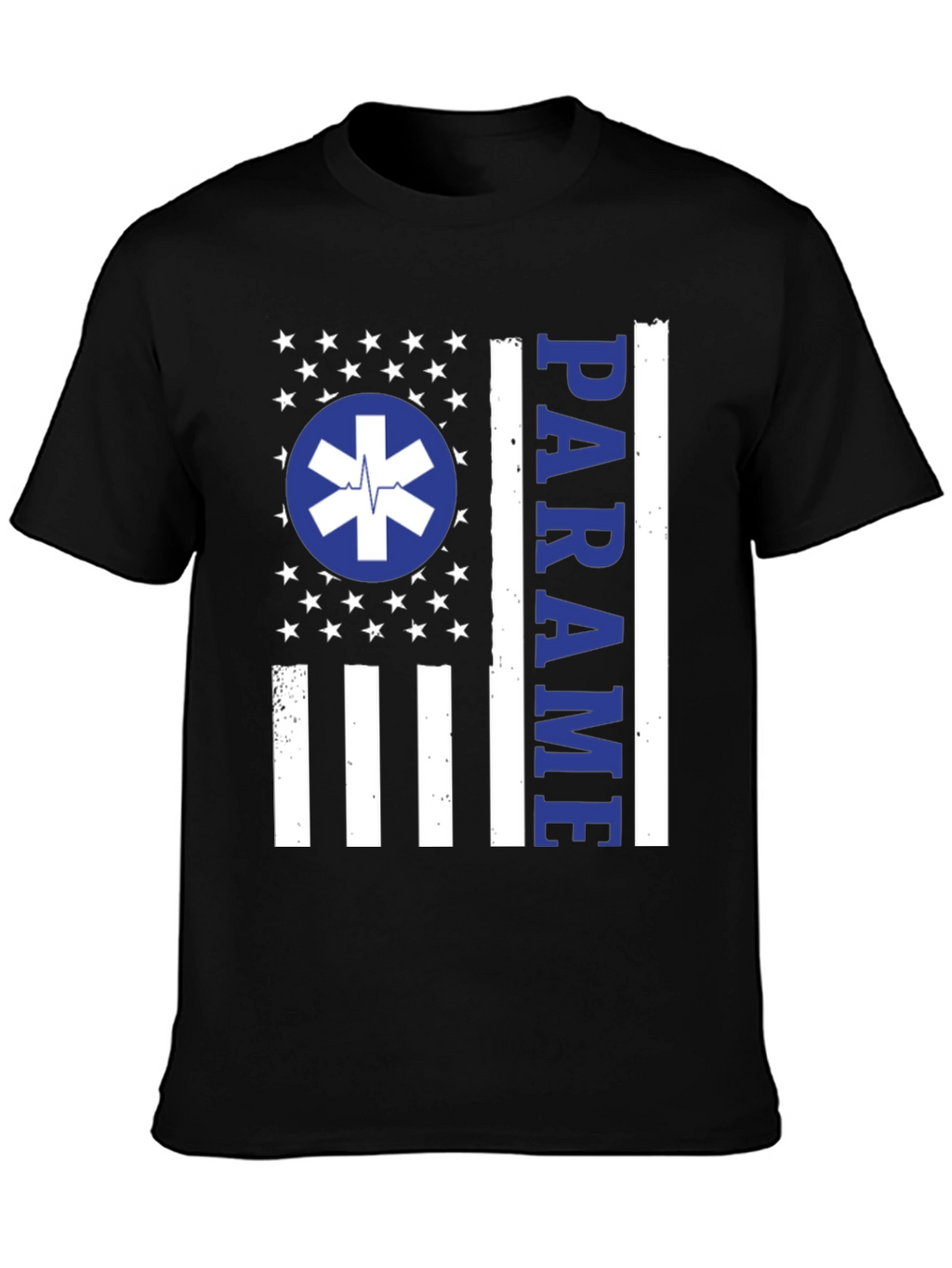 Paramedic American Flag T-Shirt - EMS Support