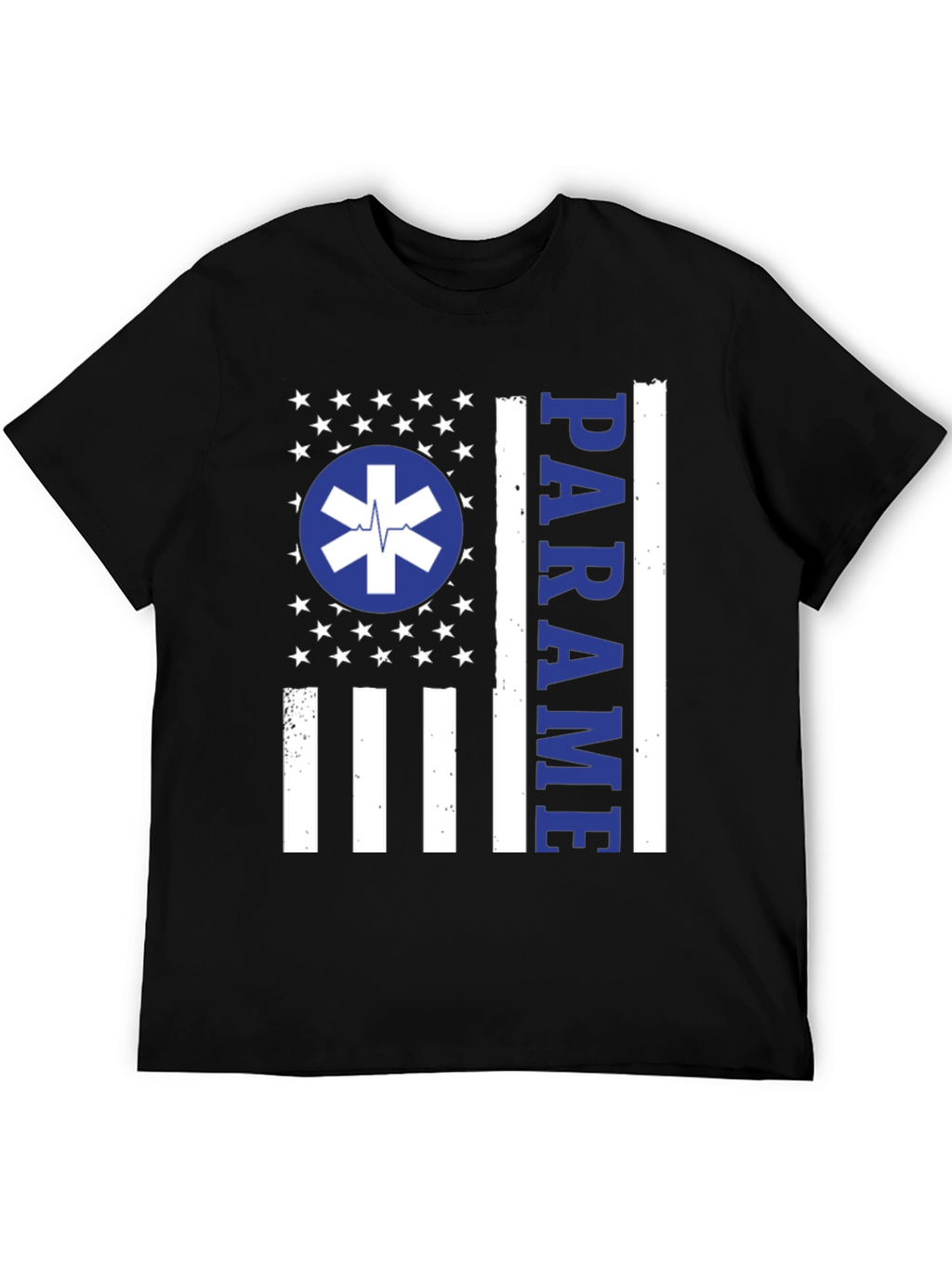 Paramedic American Flag T-Shirt - EMS Support