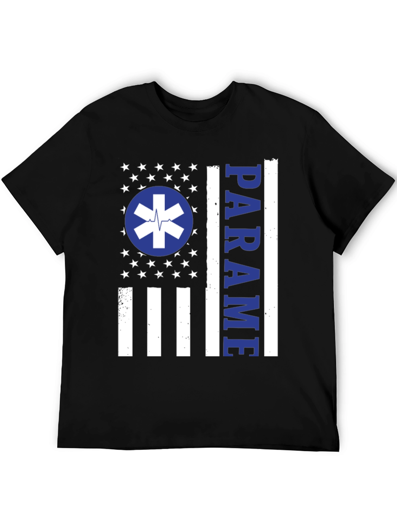 Paramedic American Flag T-Shirt - EMS Support