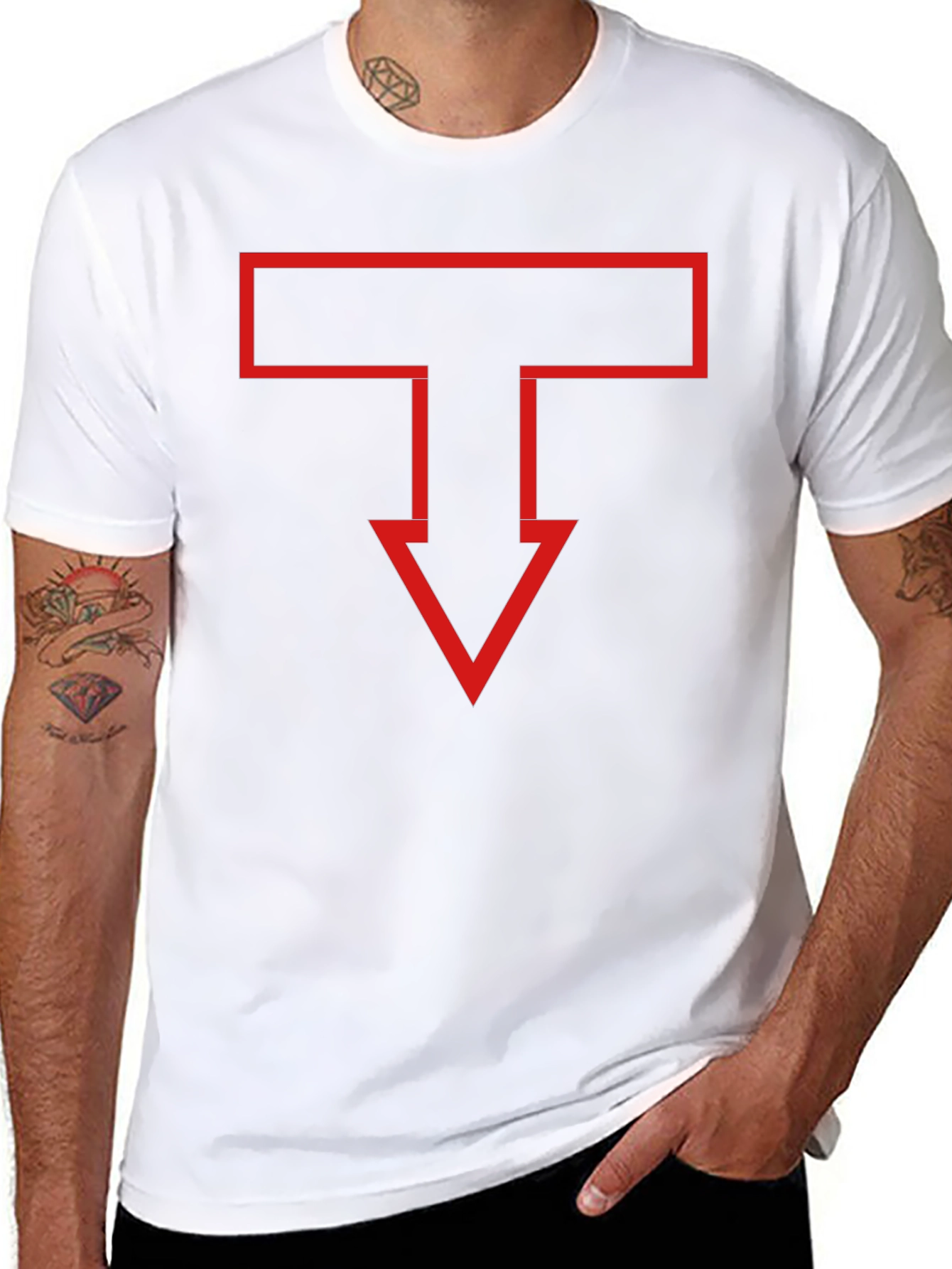 Red Arrow T-Shirt - Bold Graphic Tee