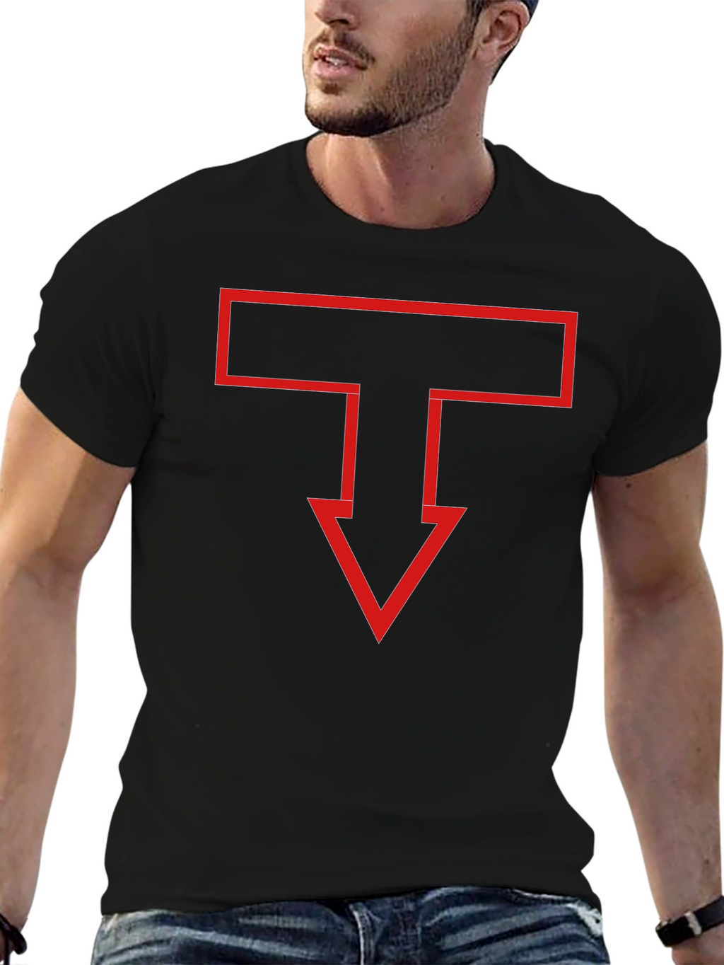 Red Arrow T-Shirt - Bold Graphic Tee