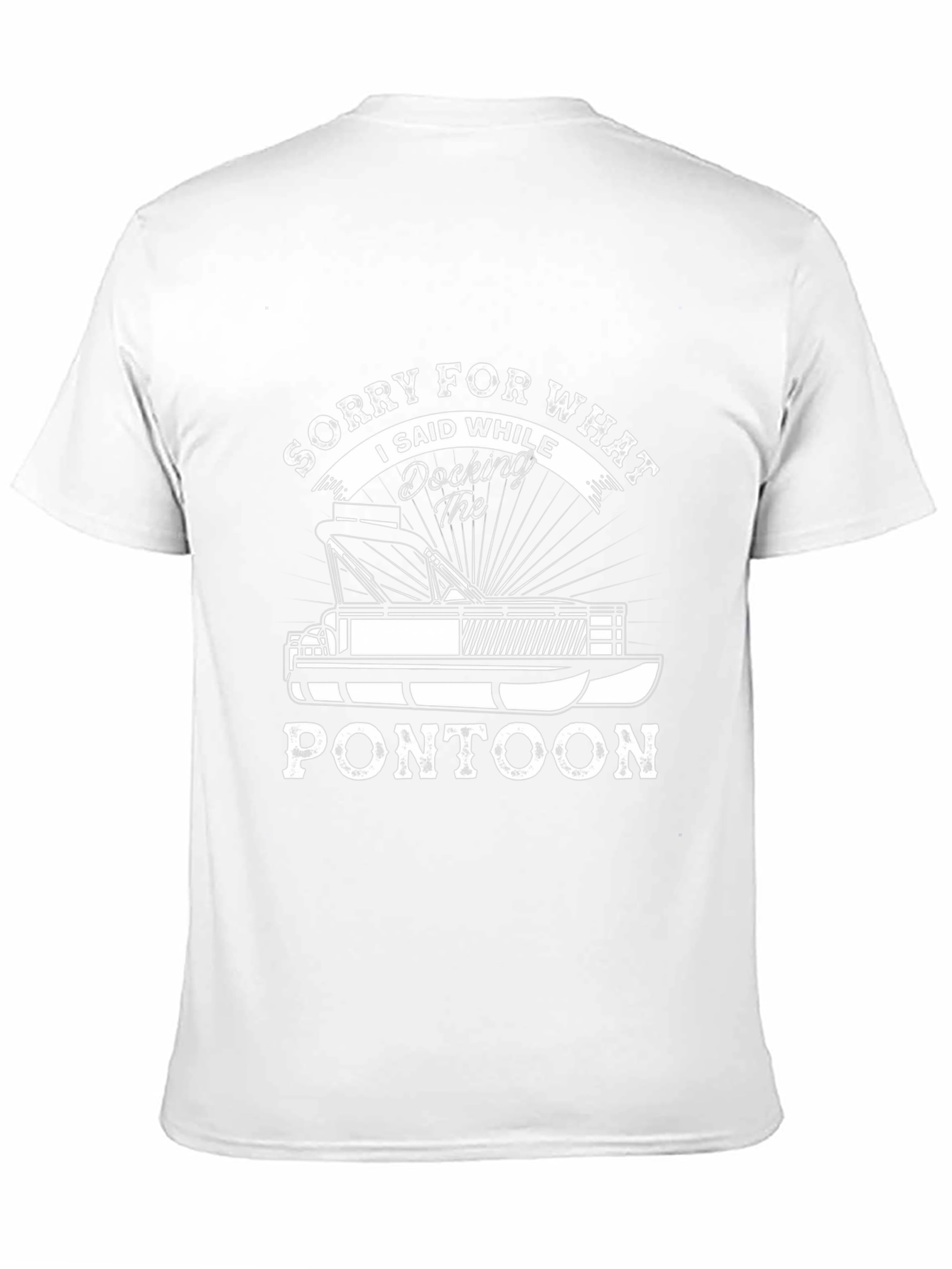 Pontoon Docking Apology T-Shirt