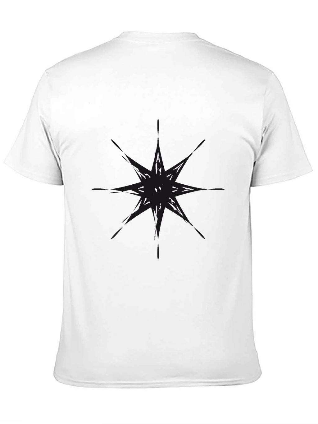 Mens Black Graphic Tee - Modern Style