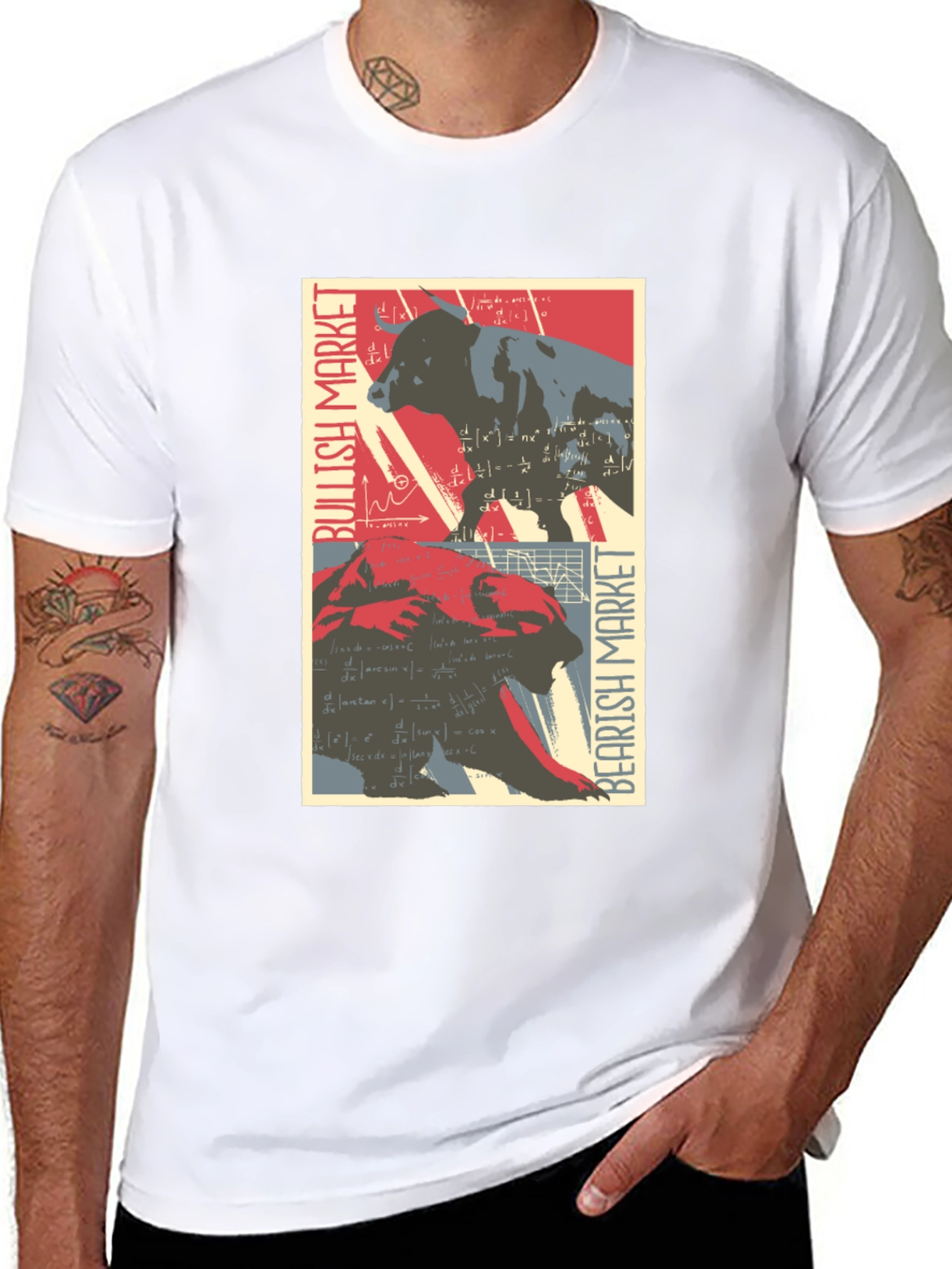 Bull & Bear Market T-Shirt - Stock Market Tee