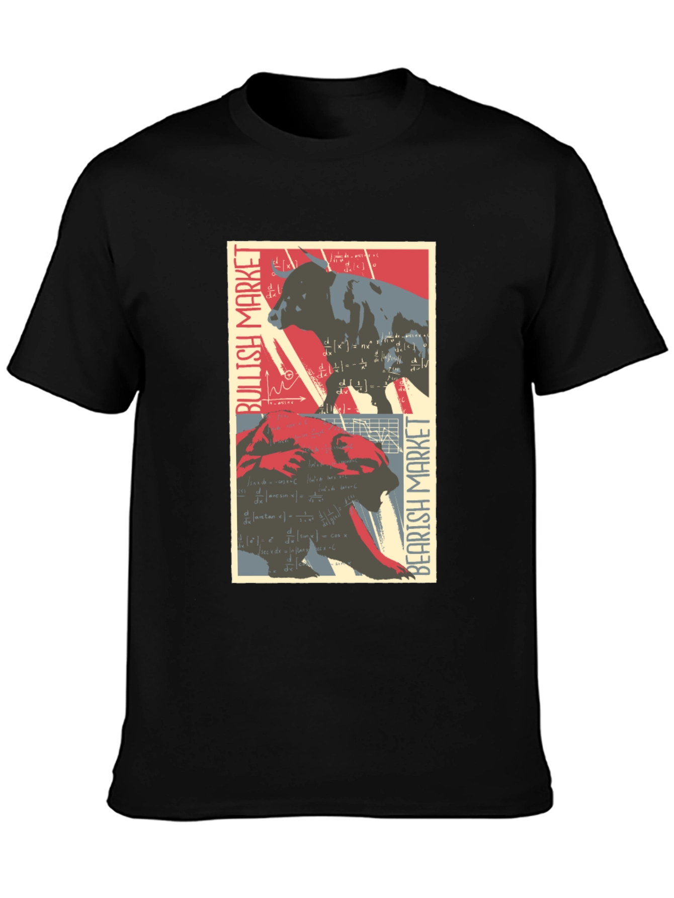 Bull & Bear Market T-Shirt - Stock Market Tee
