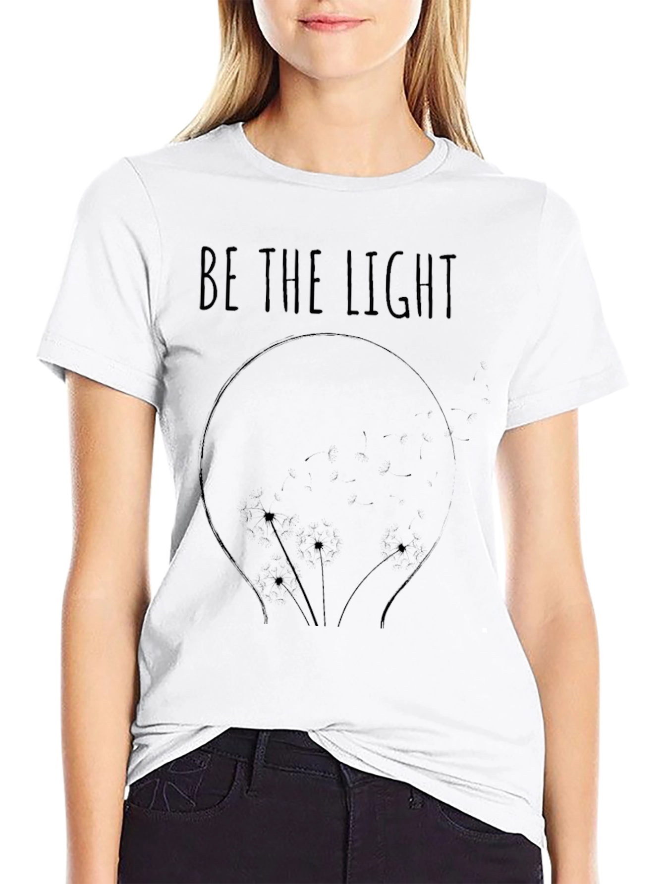 Be the Light T-Shirt - Inspirational Graphic Tee