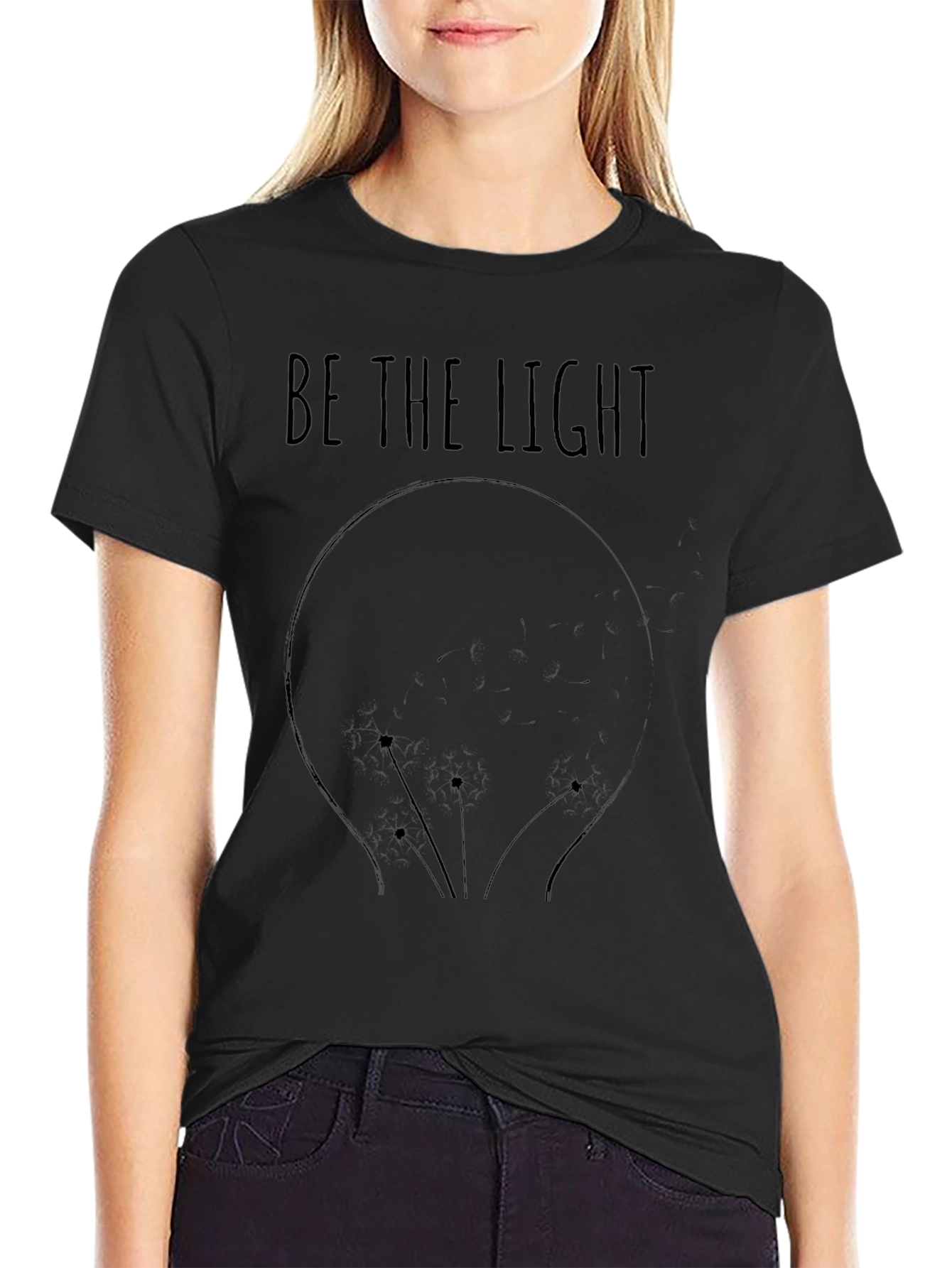 Be the Light T-Shirt - Inspirational Graphic Tee