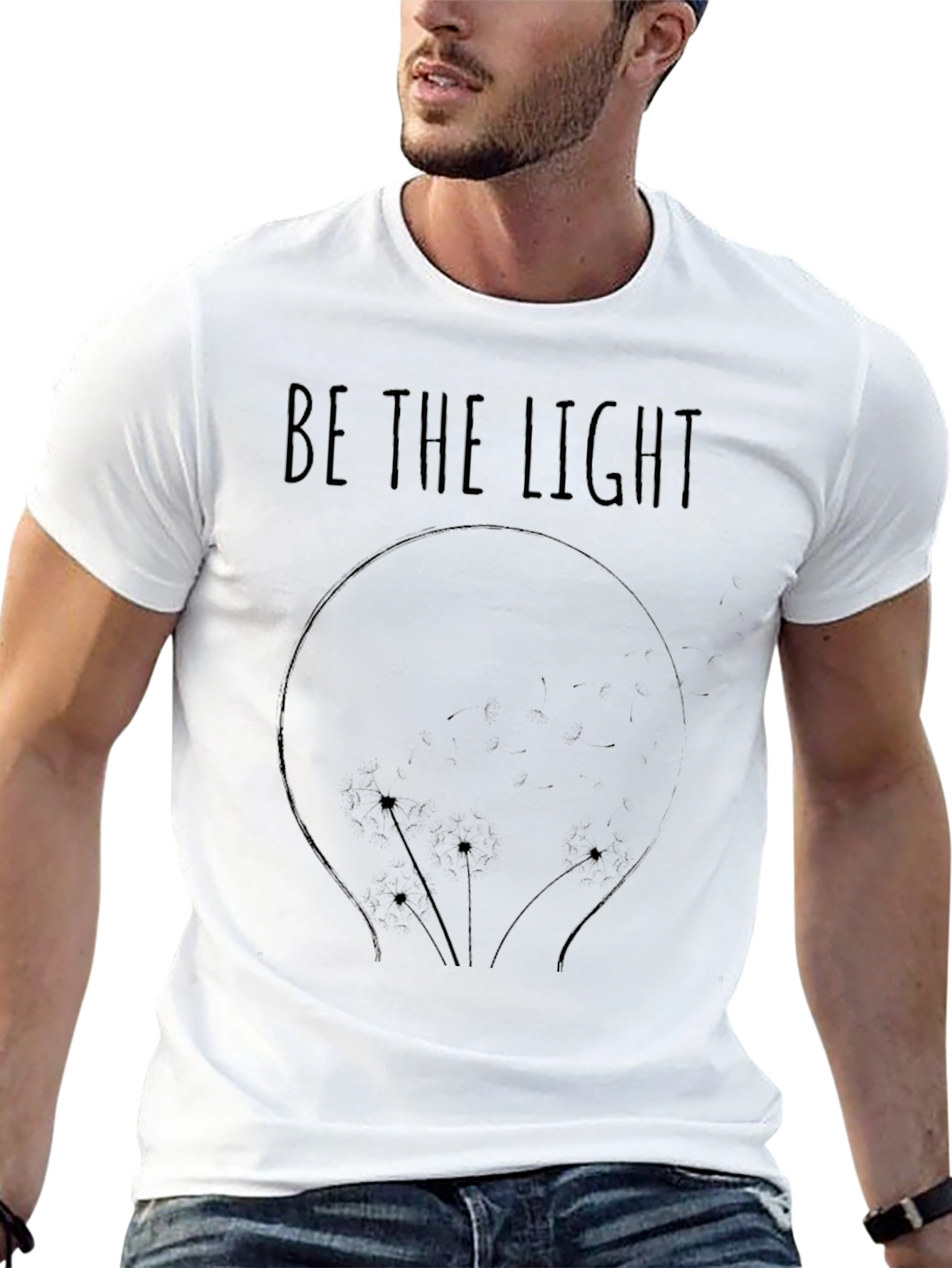 Be the Light T-Shirt - Inspirational Graphic Tee