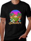 Tropical Summer Coconut Graphic Tee