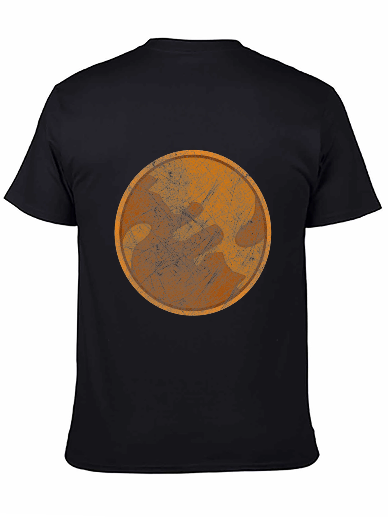 Abstract Graphic Tee - Round Design Casual Style