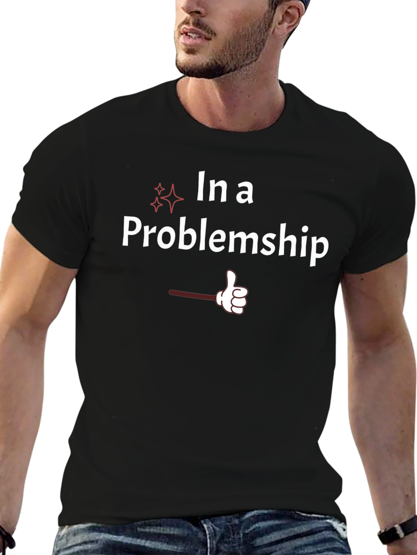 In A Problemship Graphic T-Shirt