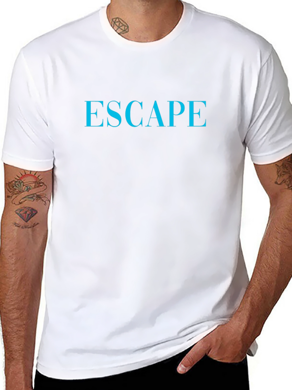 Escape Graphic Tee - Black T-Shirt