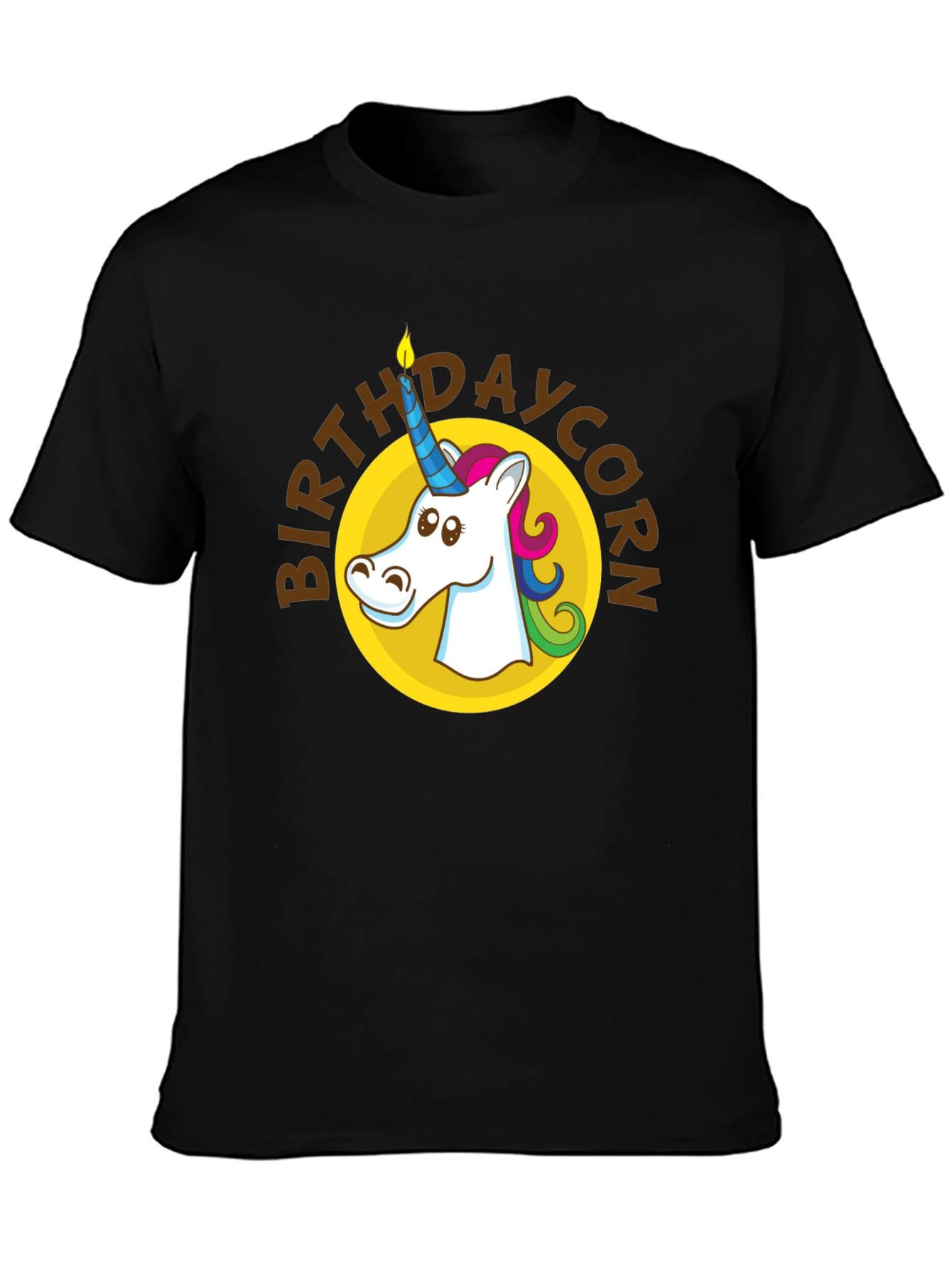 Birthdaycorn T-Shirt - Unicorn Birthday Candle Tee