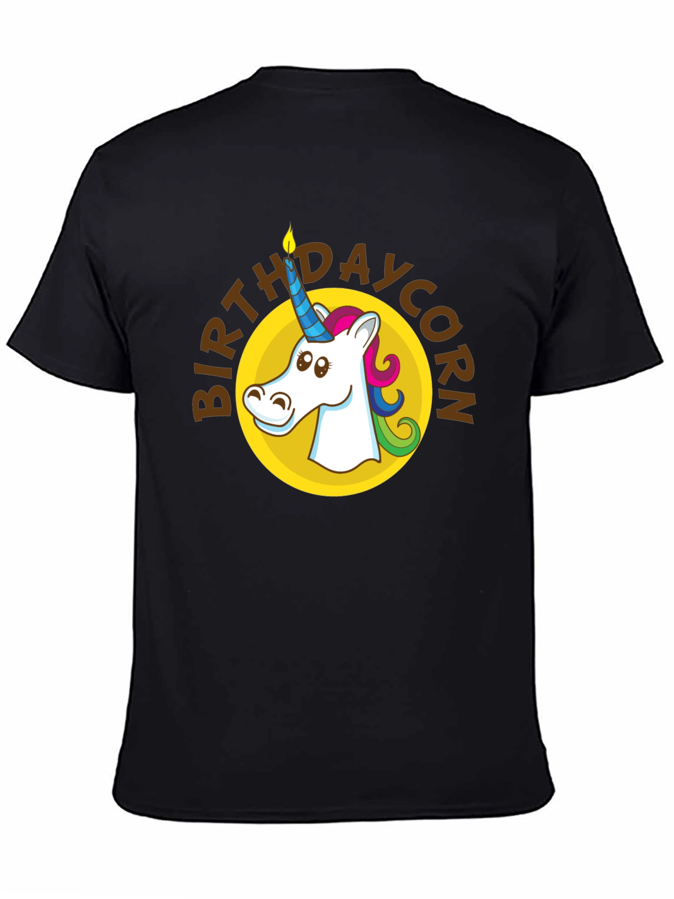 Birthdaycorn T-Shirt - Unicorn Birthday Candle Tee