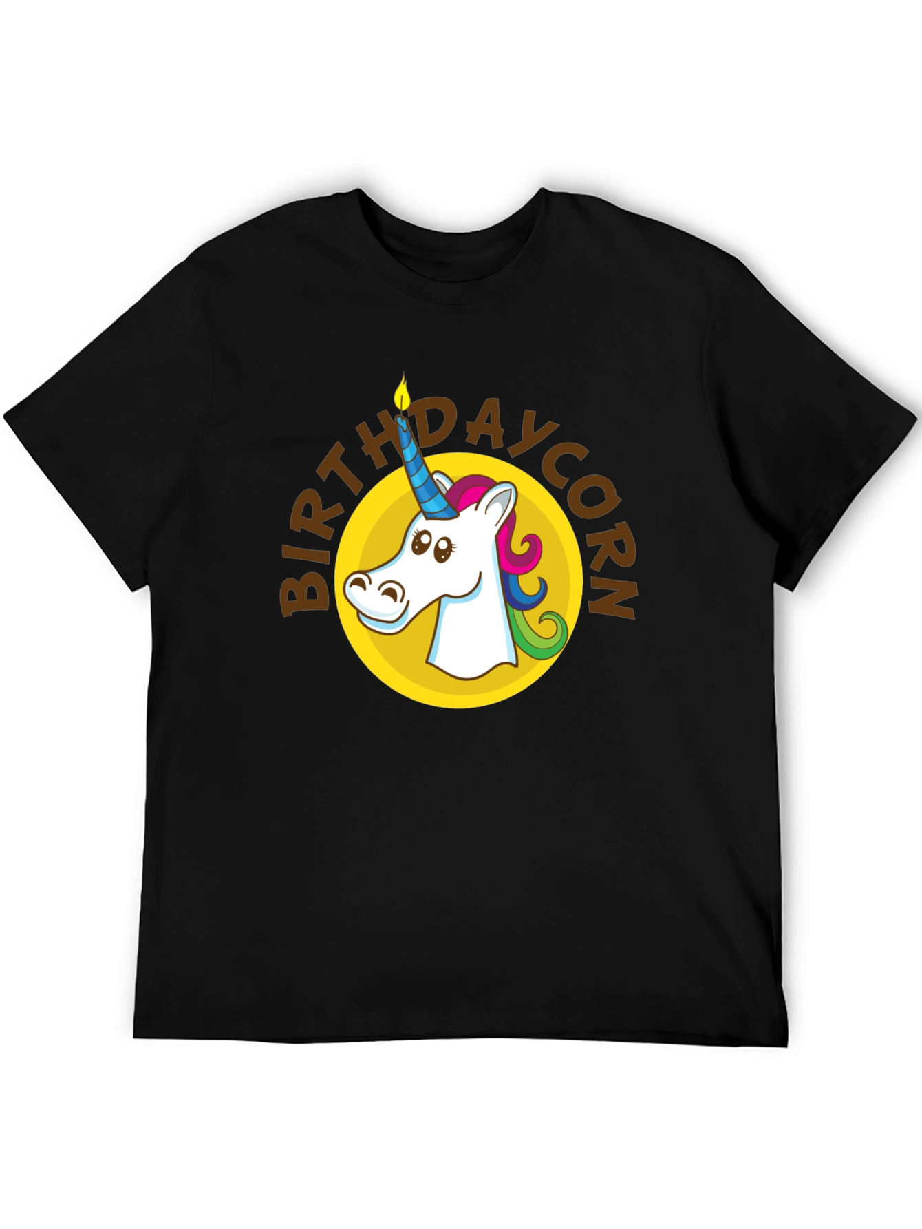 Birthdaycorn T-Shirt - Unicorn Birthday Candle Tee