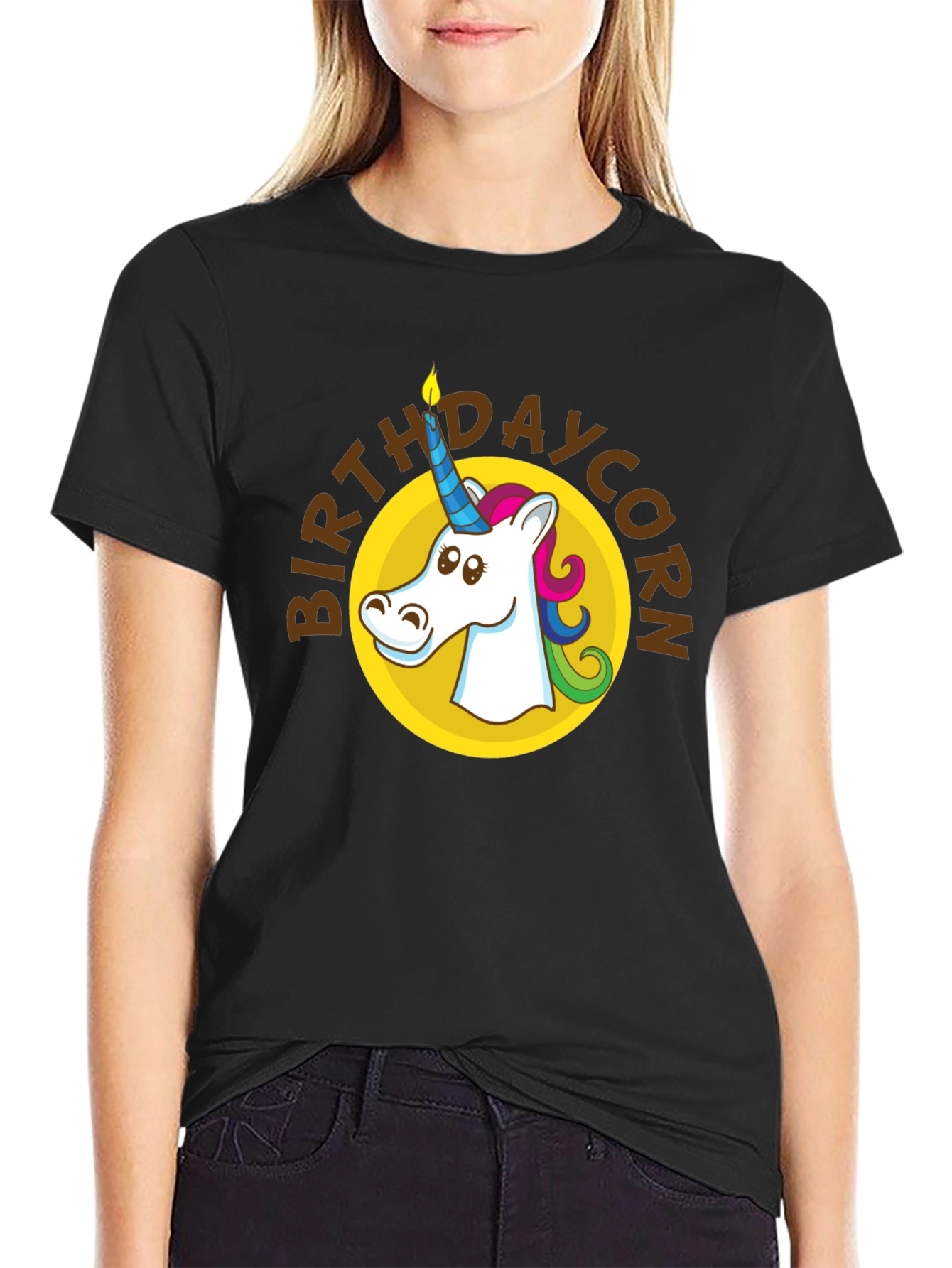 Birthdaycorn T-Shirt - Unicorn Birthday Candle Tee