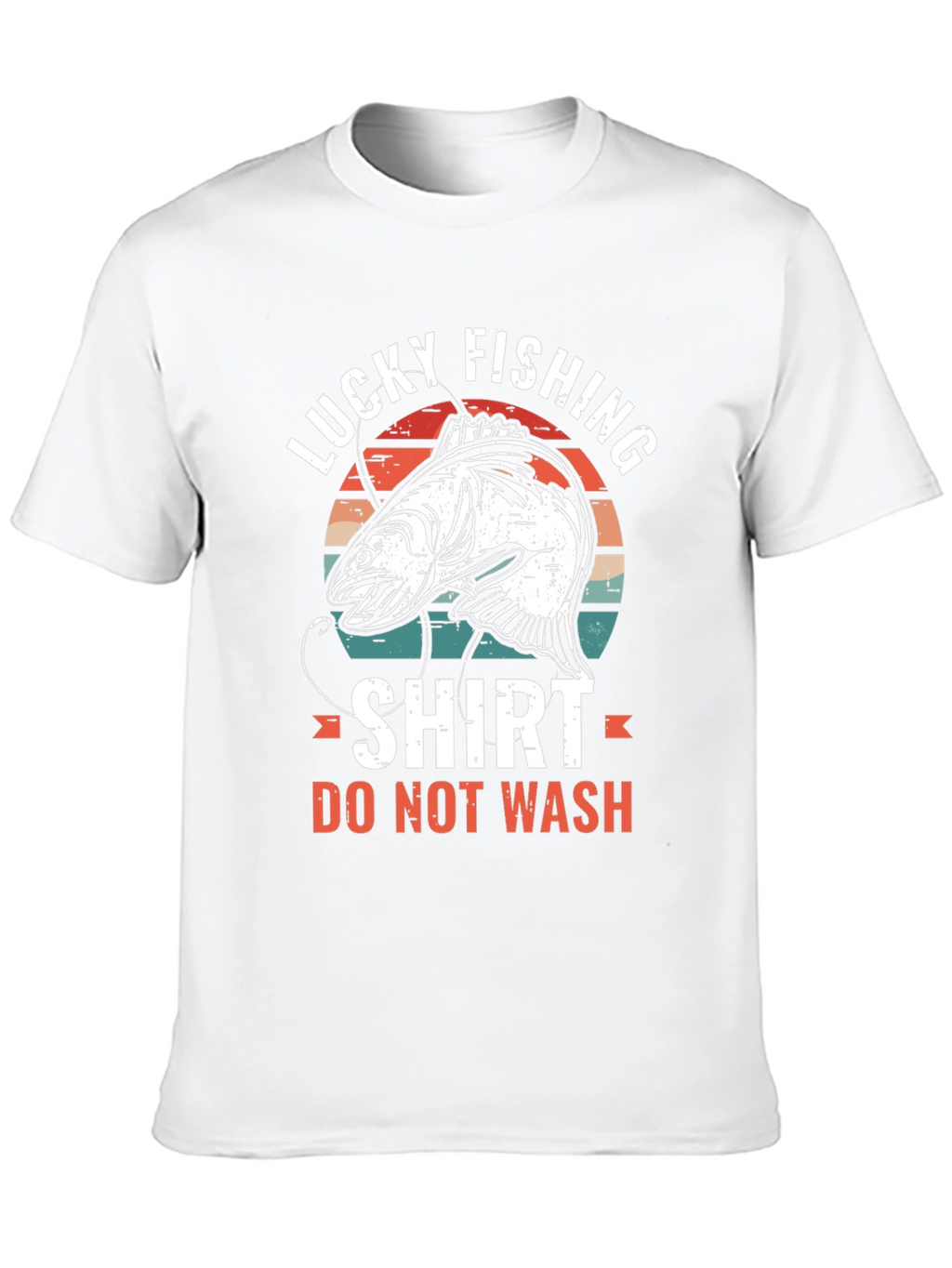 Lucky Fishing Shirt - Novelty Graphic Tee