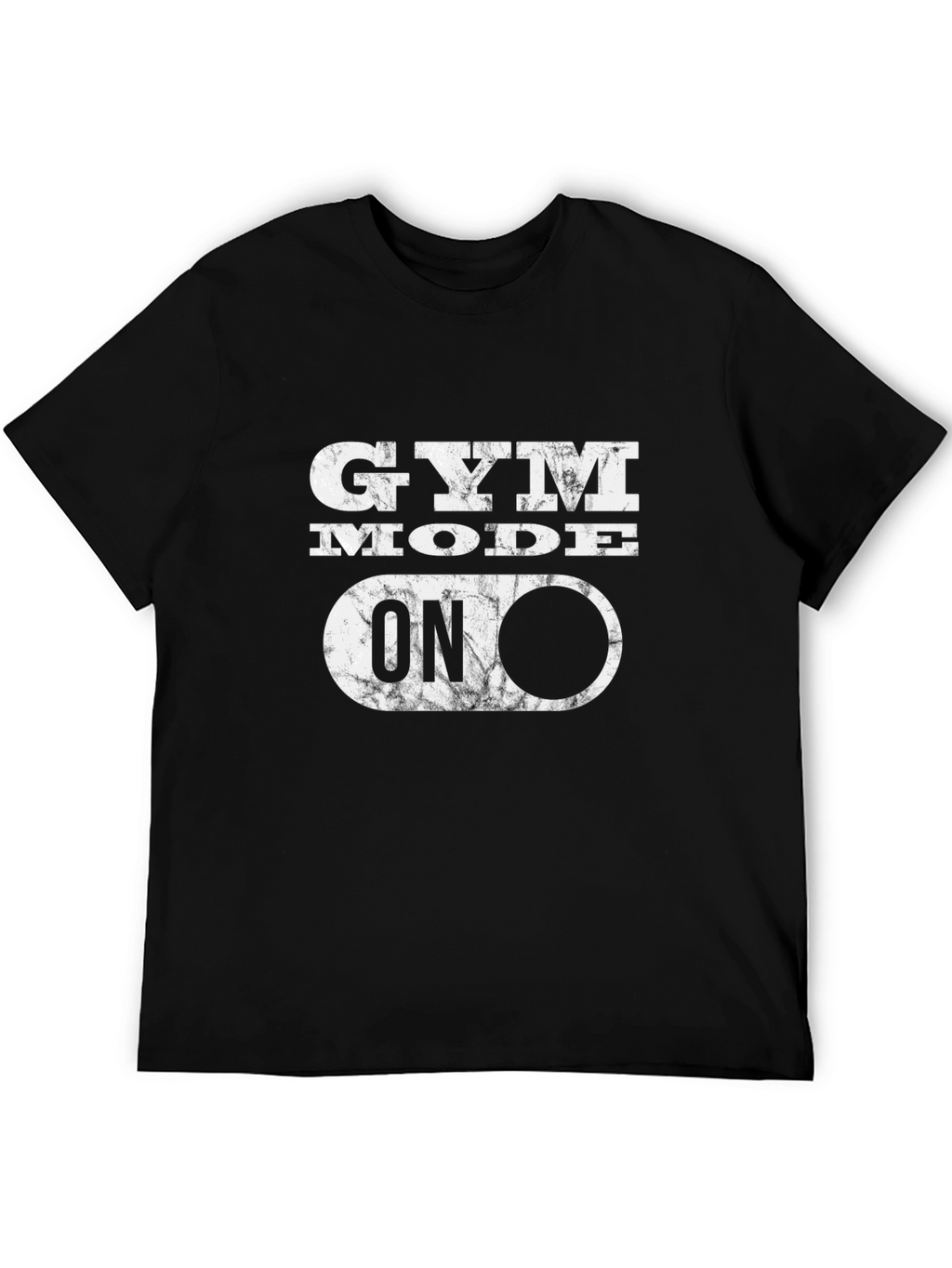 Gym Mode On Black Graphic Tee