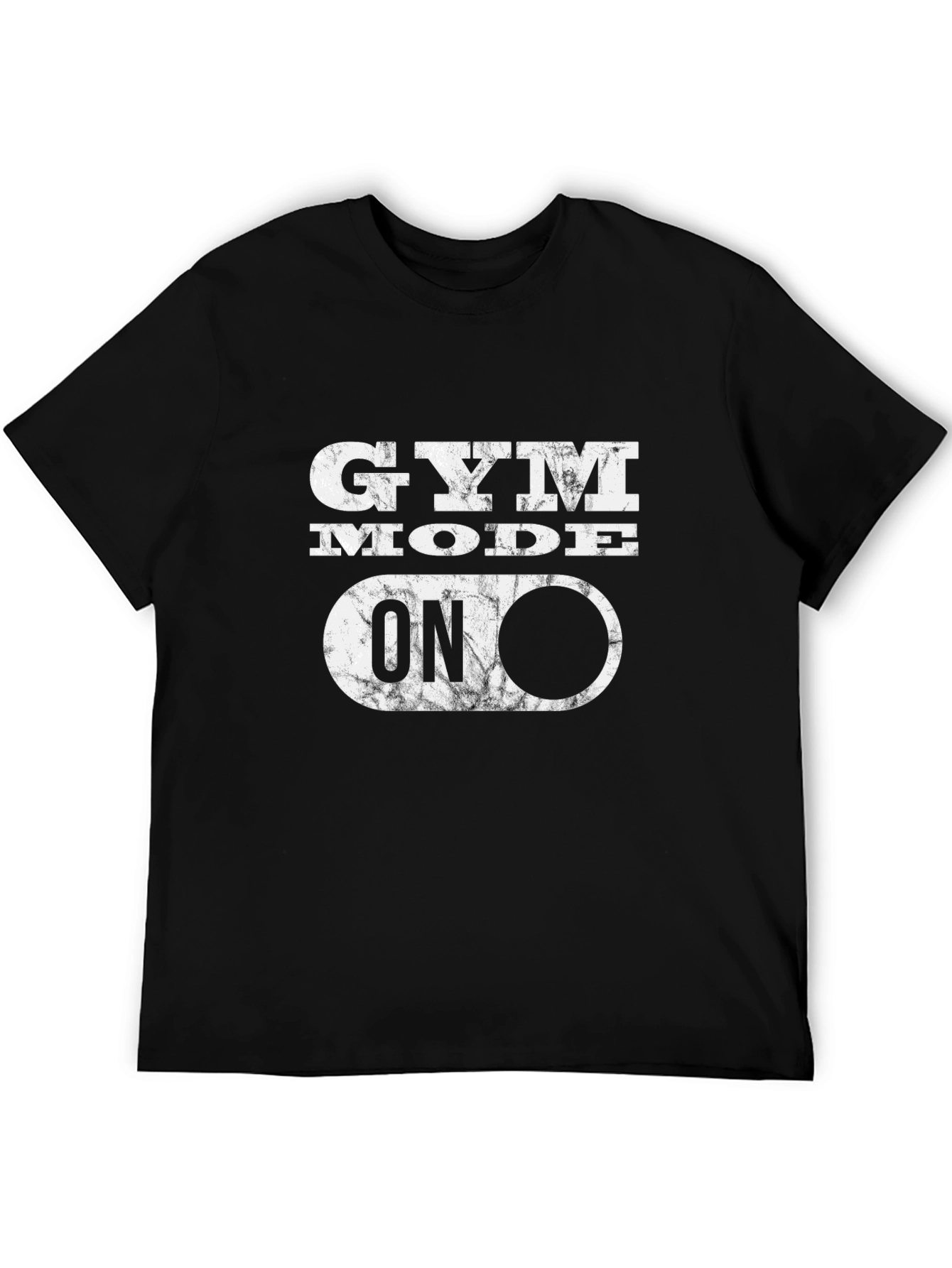 Gym Mode On Black Graphic Tee