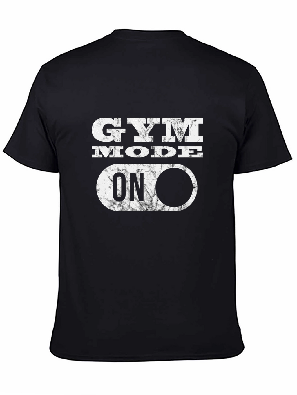 Gym Mode On Black Graphic Tee