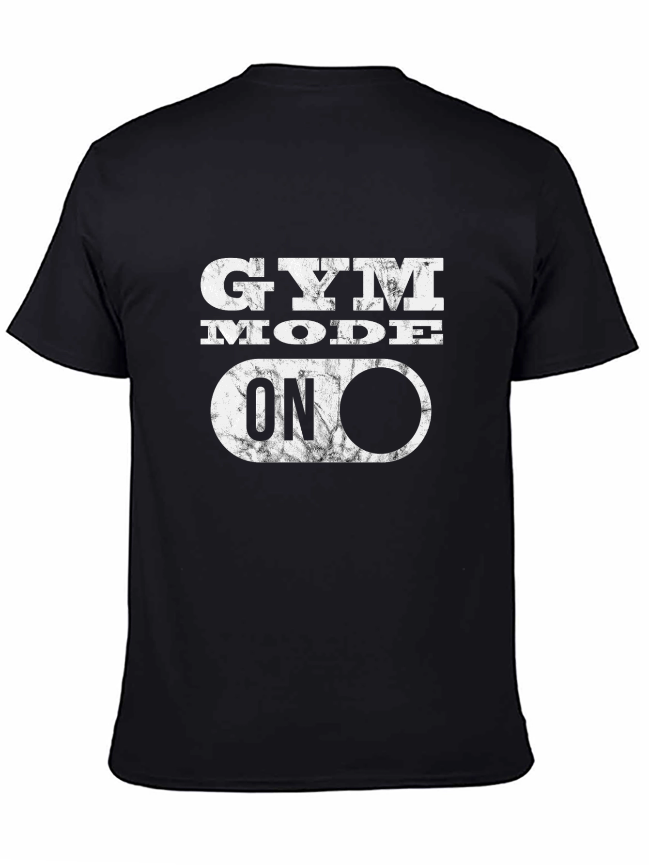Gym Mode On Black Graphic Tee